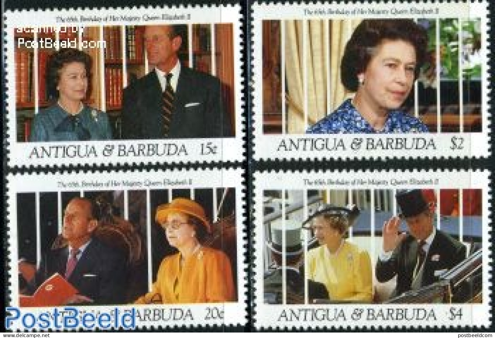 Antigua & Barbuda 1991 Queen Birthday 4v, Mint NH, History - Kings & Queens (Royalty) - Royalties, Royals