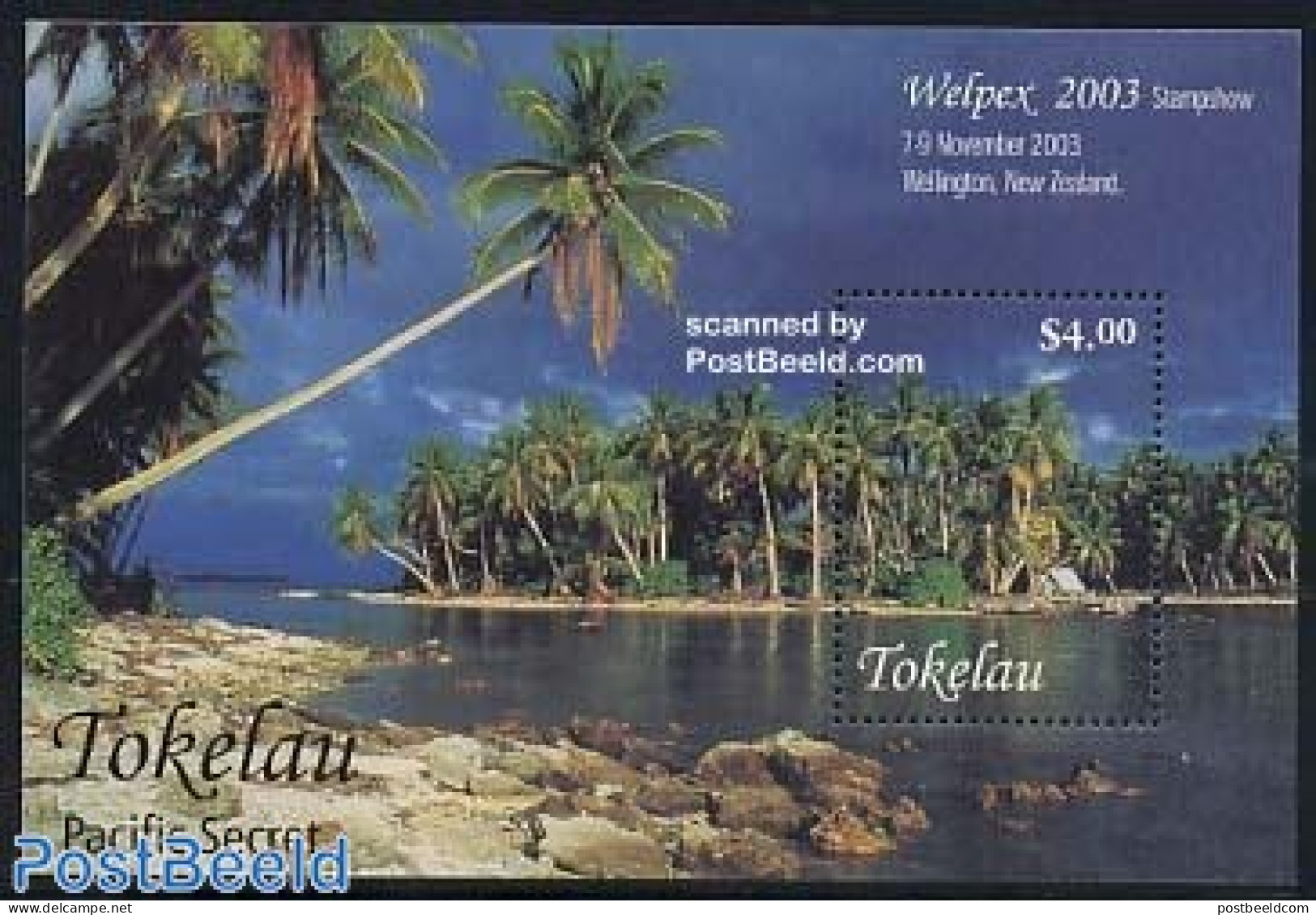 Tokelau Islands 2003 Welpex S/s, Mint NH, Nature - Trees & Forests - Philately - Rotary, Lions Club