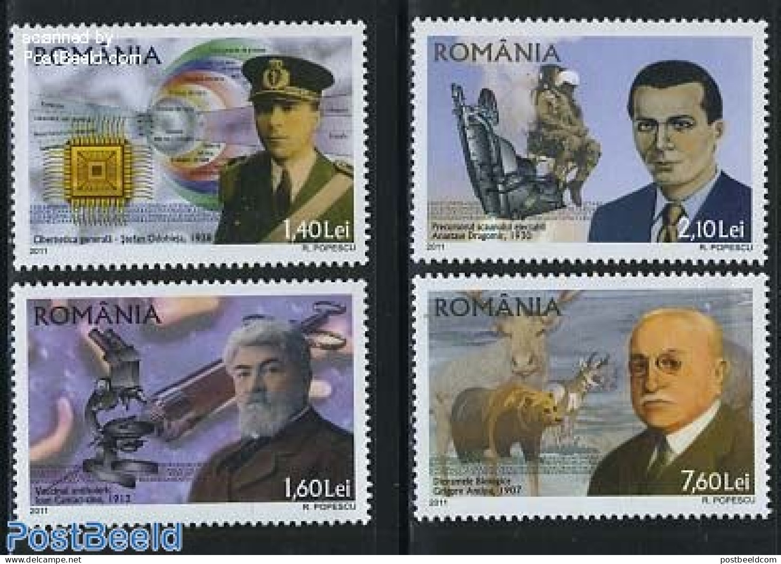Romania 2011 Invention, Premieres 4v, Mint NH, Nature - Science - Transport - Animals (others & Mixed) - Bears - Inven.. - Nuovi