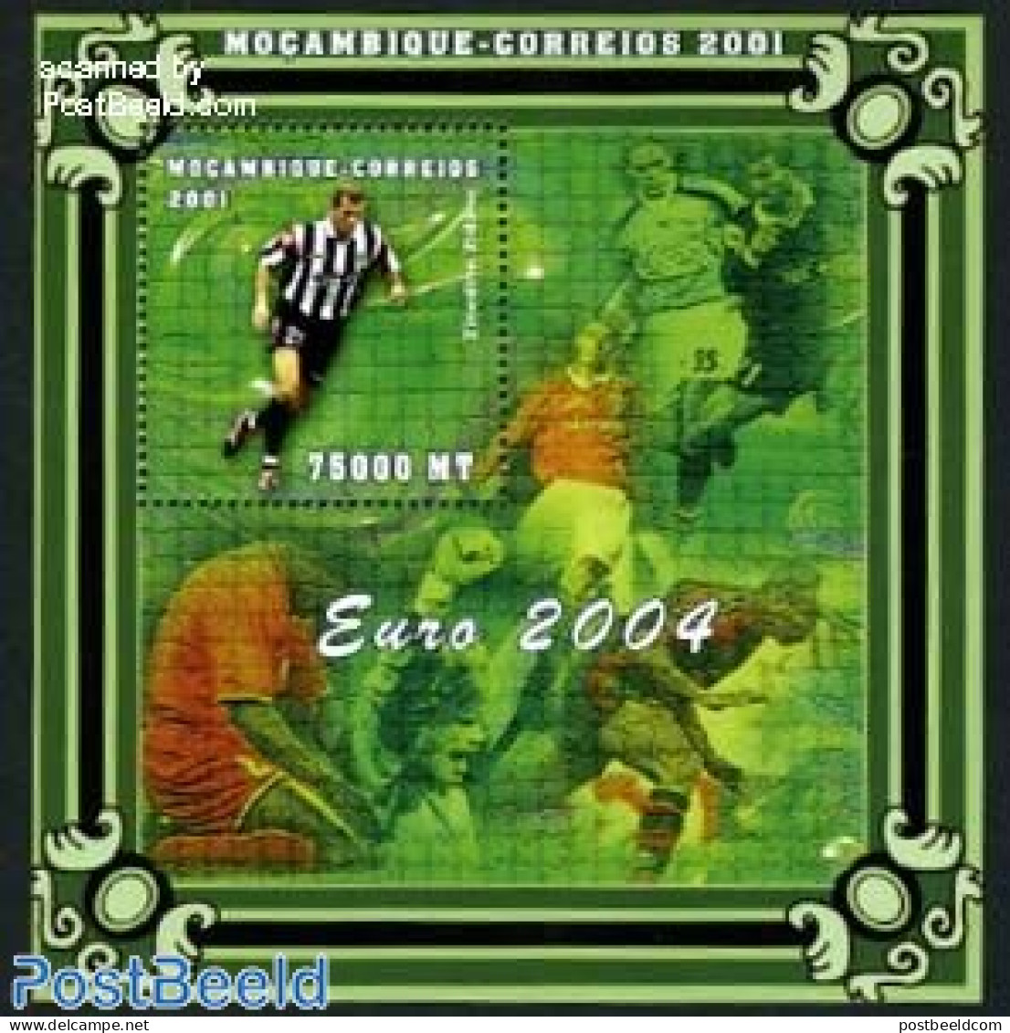 Mozambique 2001 WC Football, Zidane S/s, Mint NH, Sport - Football - Mozambique