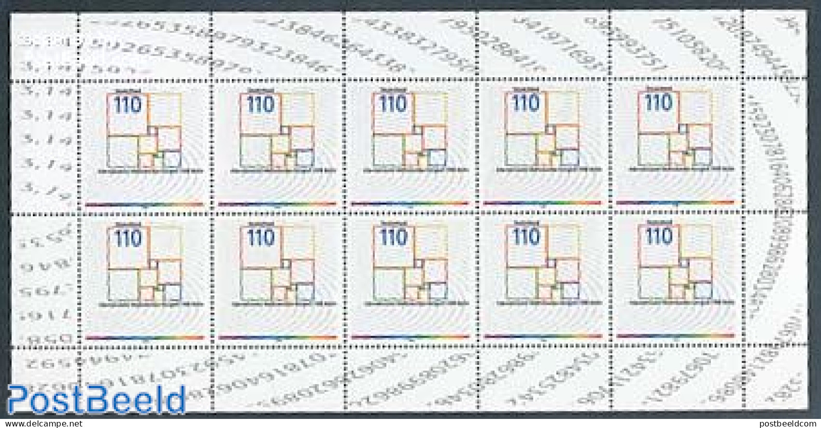 Germany, Federal Republic 1998 Mathematic Congress M/s, Mint NH, Science - Statistics - Unused Stamps