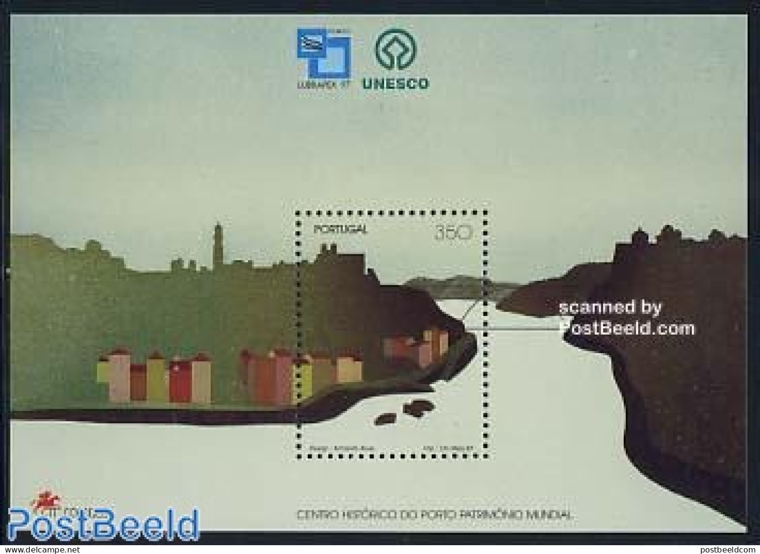 Portugal 1997 LUBRAPEX 97 S/s, Mint NH, History - World Heritage - Philately - Art - Bridges And Tunnels - Ongebruikt