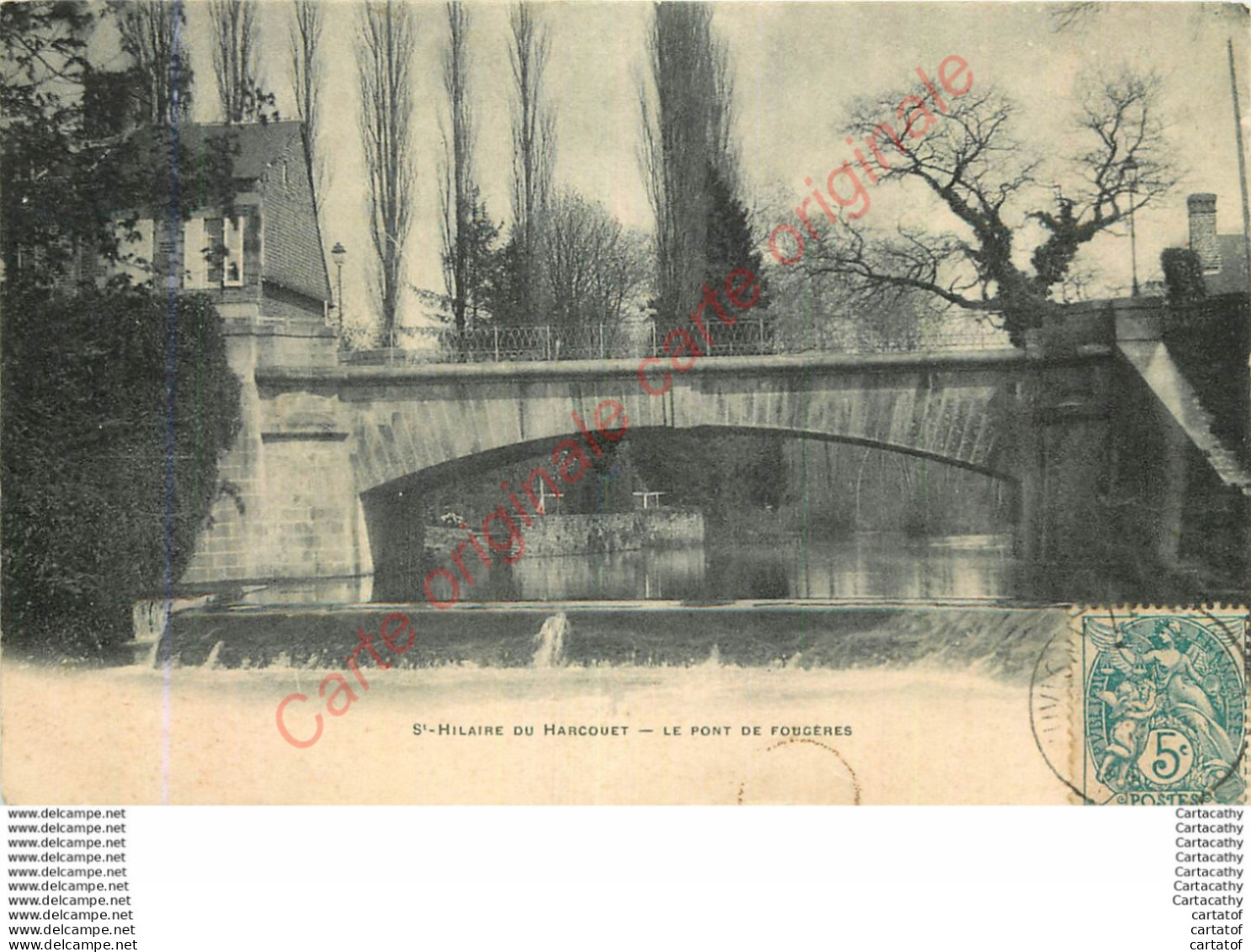 50.  SAINT HILAIRE DU HARCOUET .  Le Pont De Fougères . - Saint Hilaire Du Harcouet