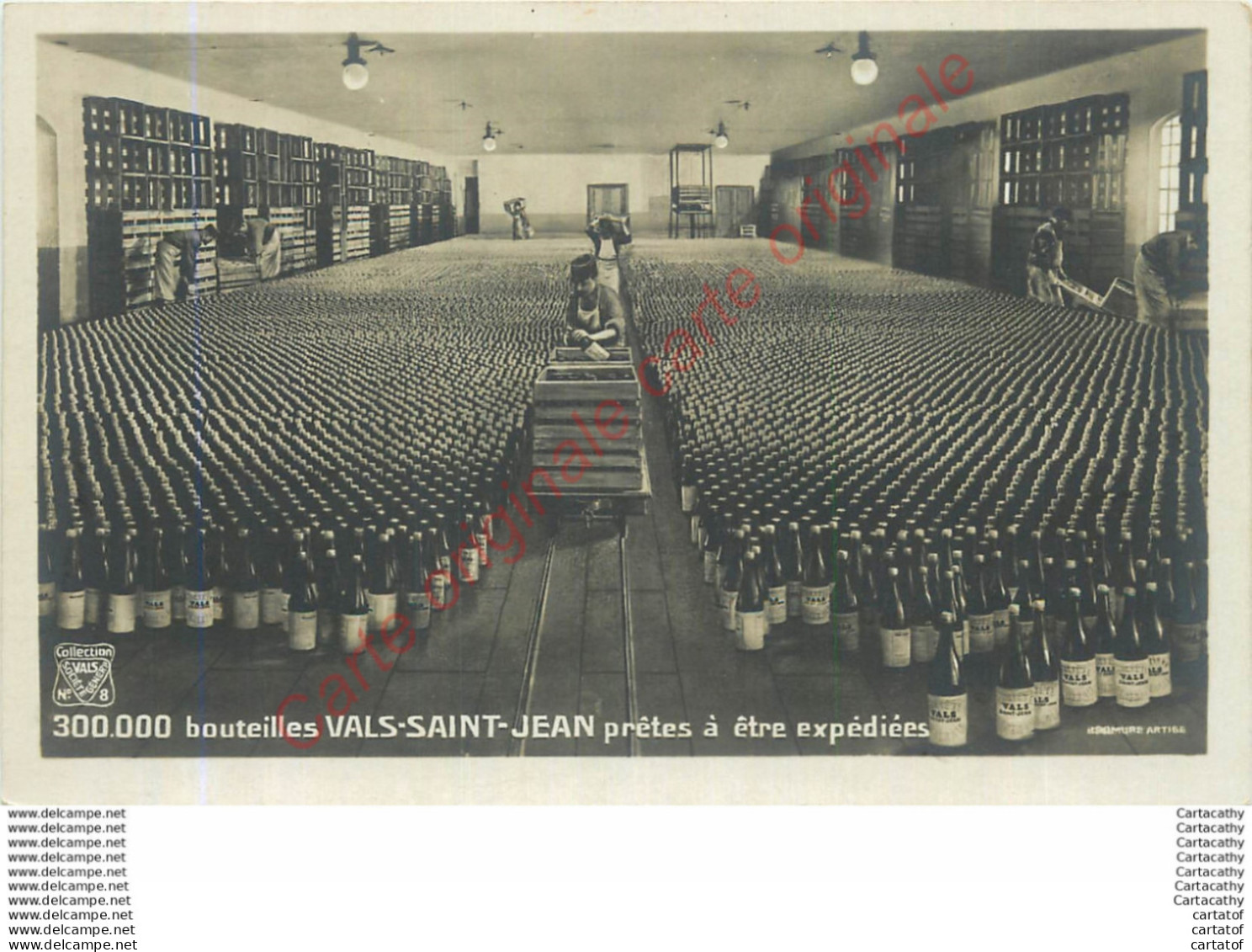 07.  VALS SAINT JEAN .  300.000 Bouteilles Prêtes à être Expédiées . - Vals Les Bains