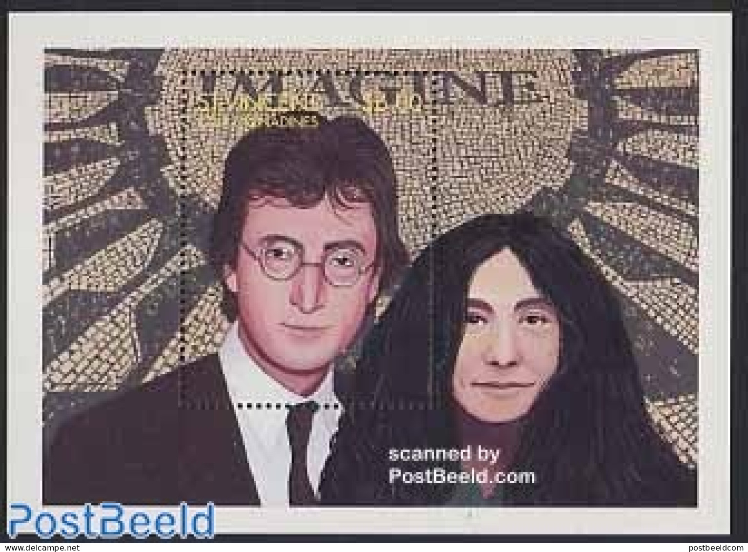 Saint Vincent 1995 John Lennon S/s, Mint NH, Performance Art - Music - Popular Music - Música