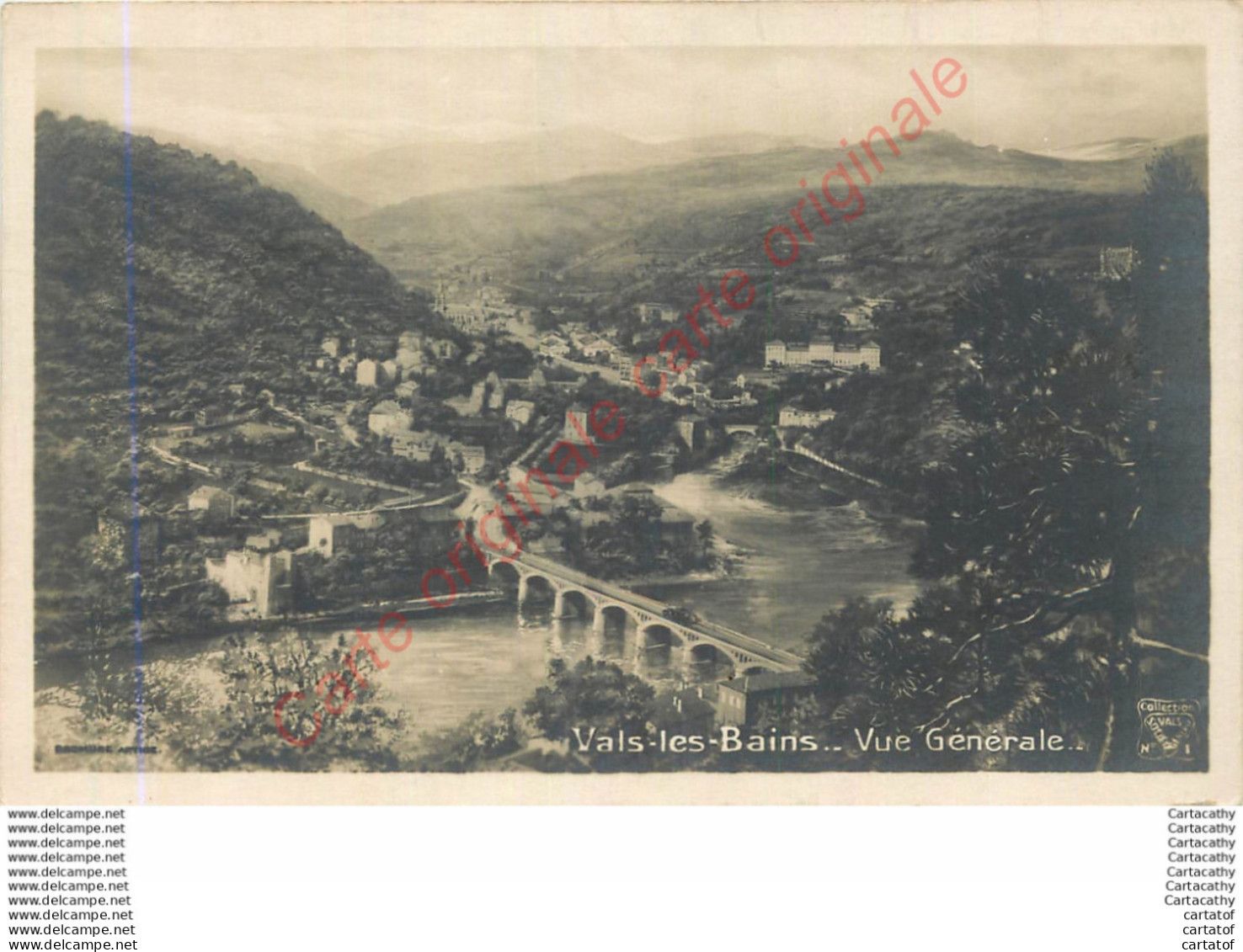 07.  VALS LES BAINS .  Vue Générale . - Vals Les Bains