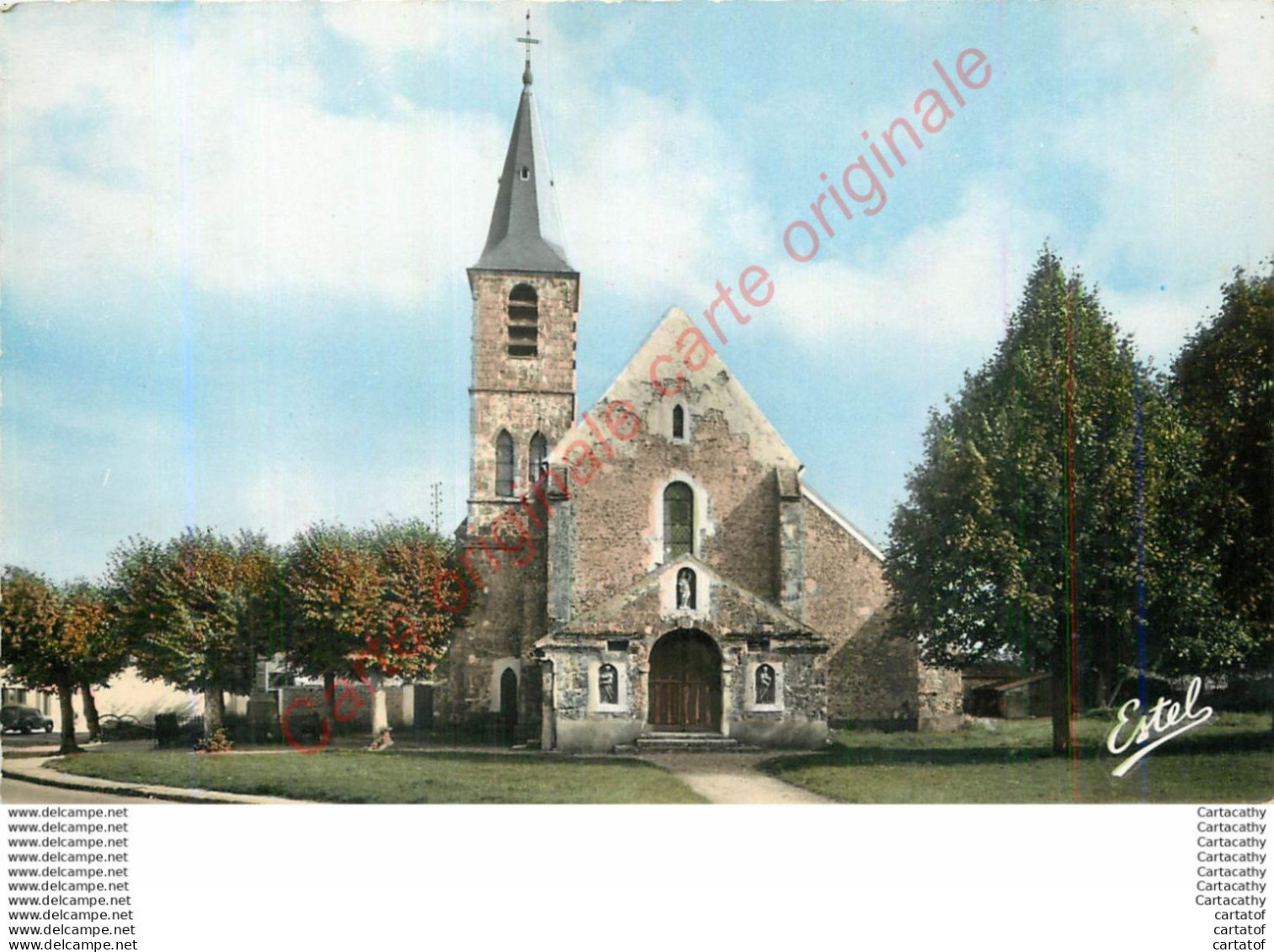 78.  LE MESNIL SAINT DENIS . Eglise Saint-Denis . - Le Mesnil Saint Denis