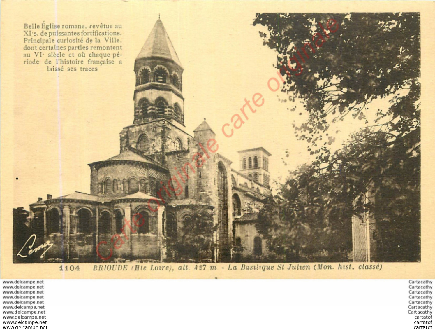 43.  BRIOUDE .  La Basilique St-Julien . - Brioude