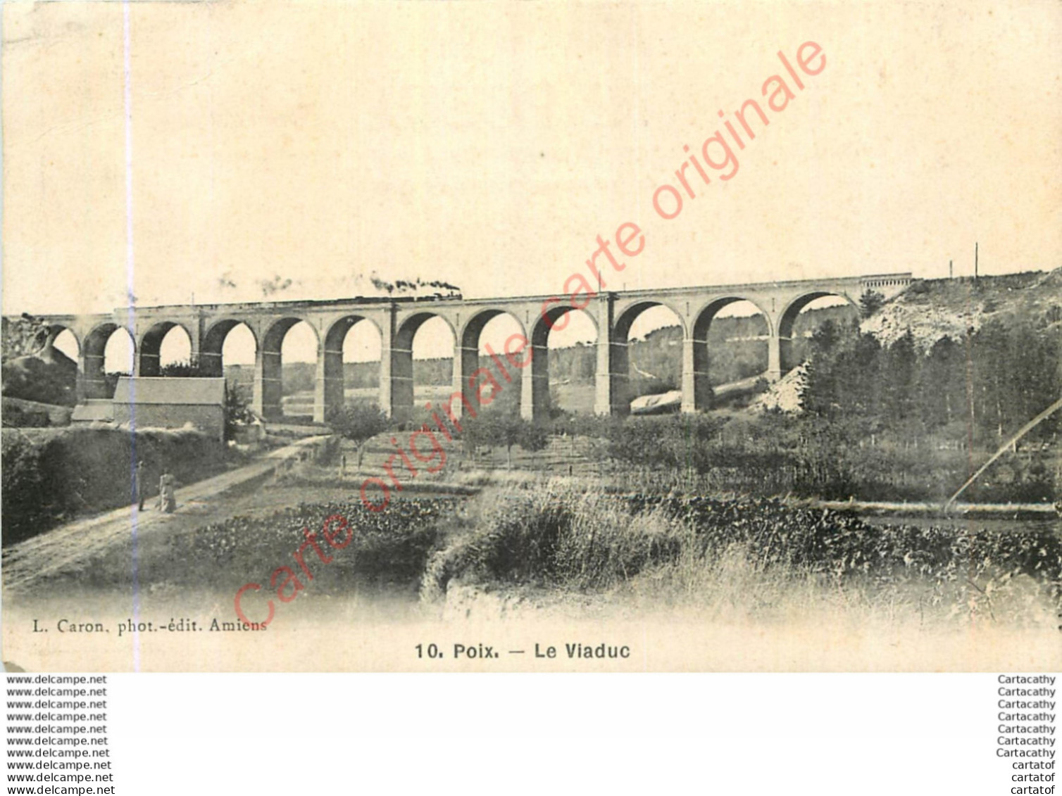 80.  POIX .  Le Viaduc . - Poix-de-Picardie