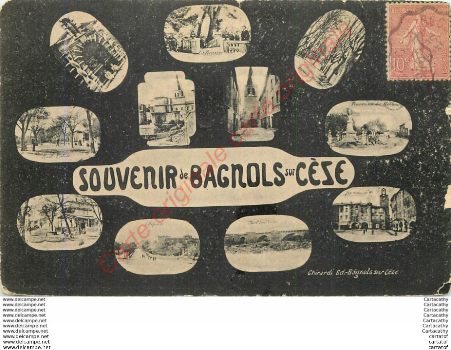 30.  SOVENIR De BAGNOLS Sur CEZE . - Bagnols-sur-Cèze