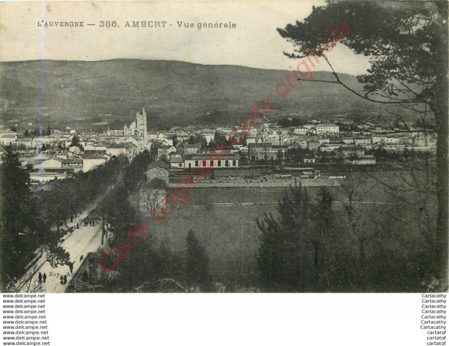 63.  AMBERT .  Vue Générale . - Ambert