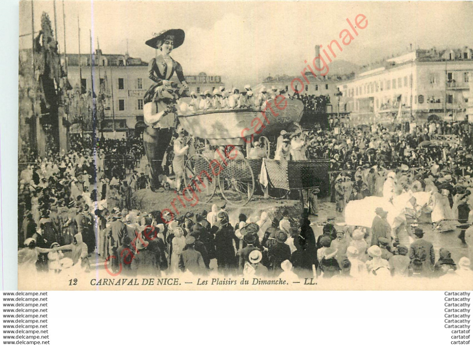 06. CARNAVAL DE NICE .  Les Plaisirs Du Dimanche . - Carnaval