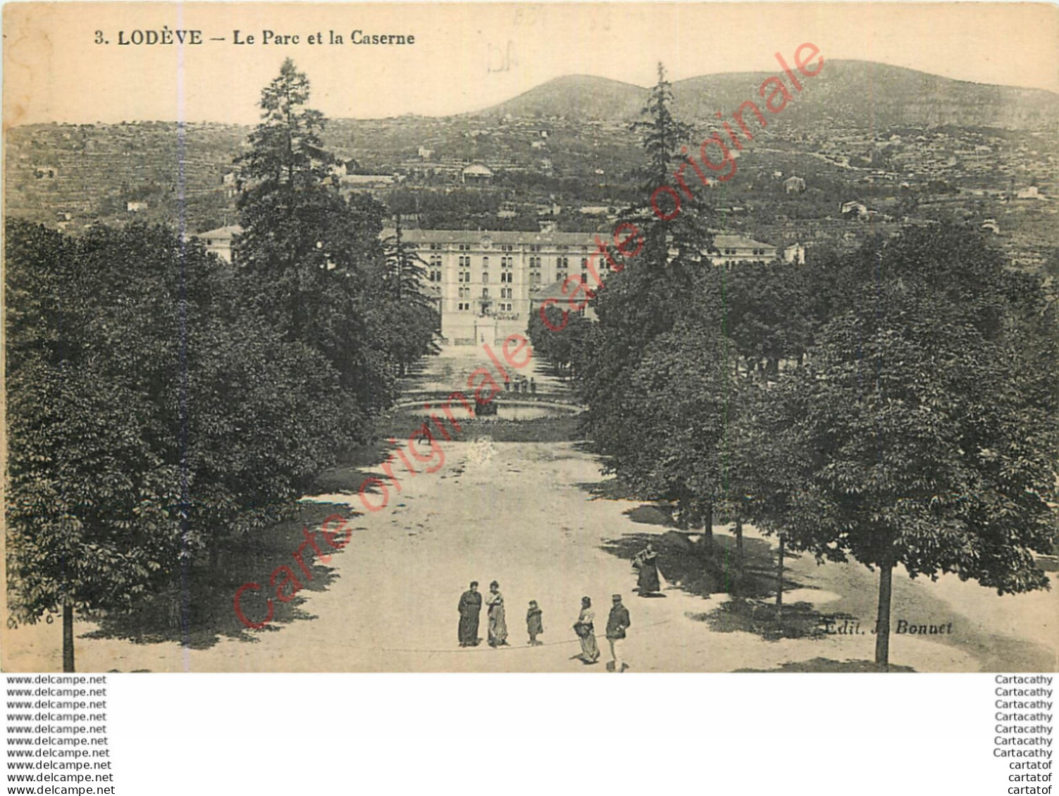 34.  LODEVE .  Le Parc Et La Caserne . - Lodeve