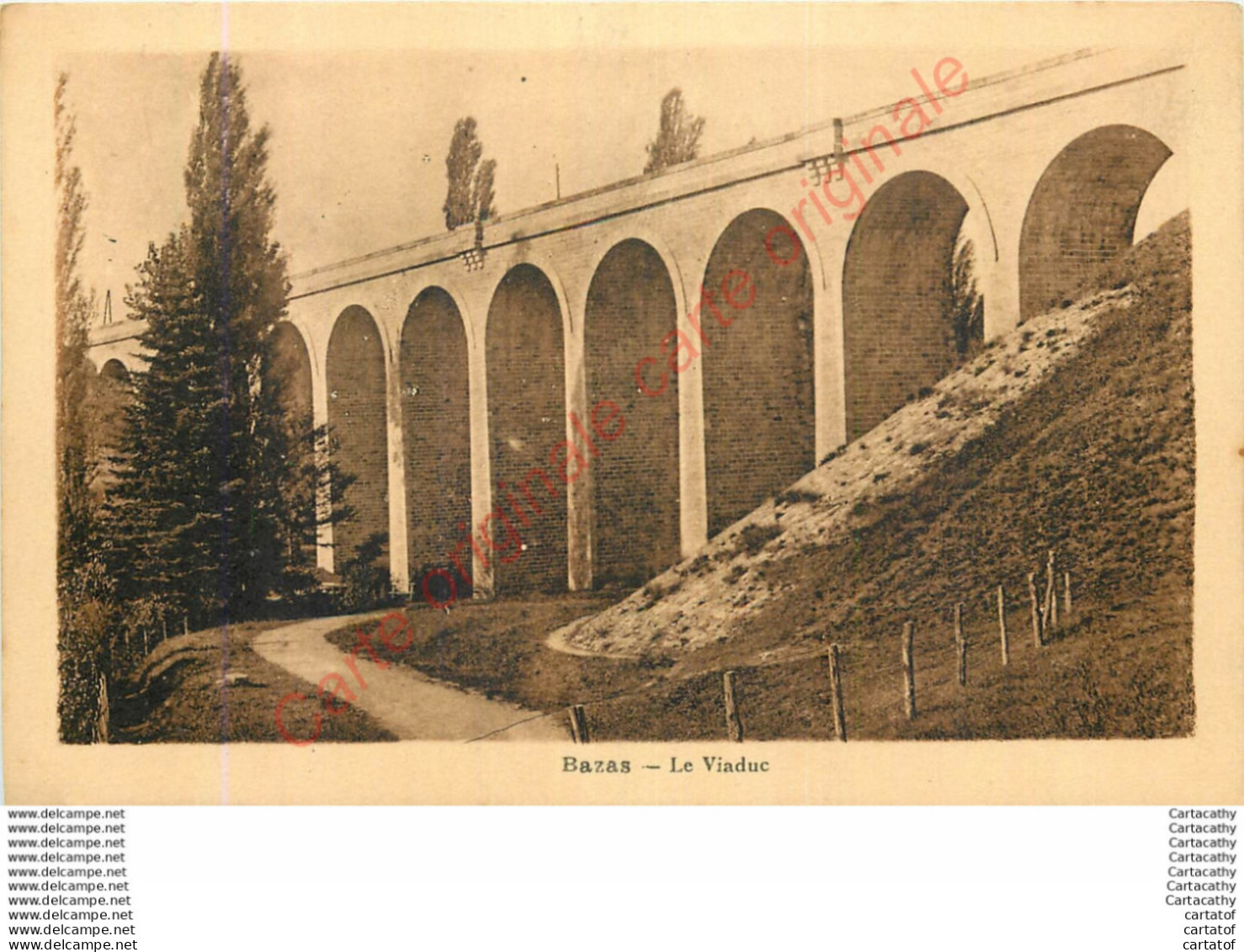 33.  BAZAS .  Le Viaduc . - Bazas