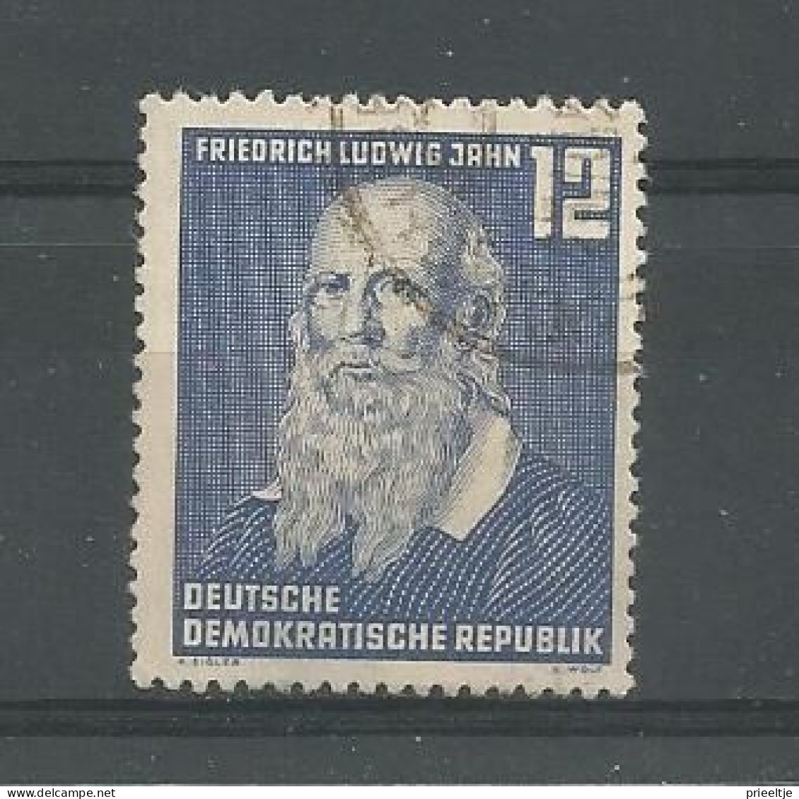 DDR 1952 F.L. Jahn  Y.T. 73 (0) - Gebraucht