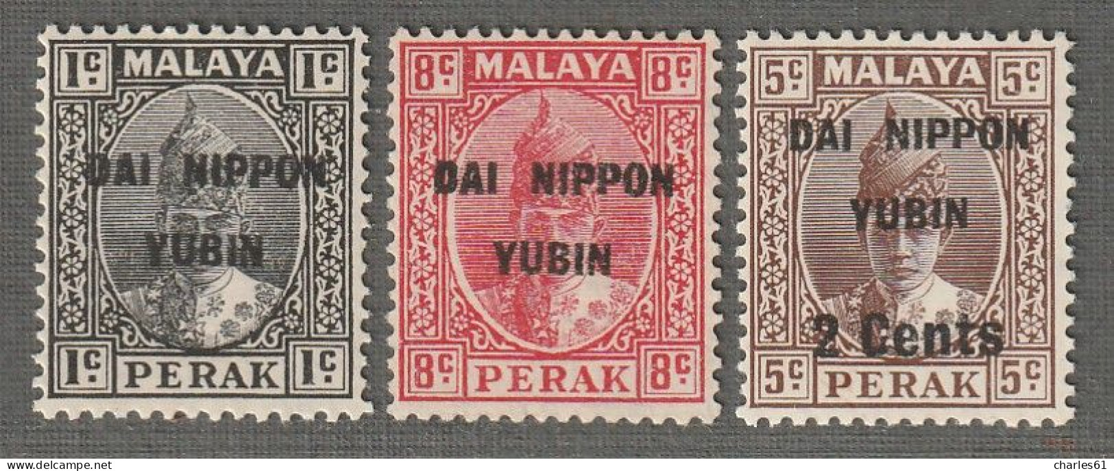 MALAYSIA - PERAK : Occupation Japonaise - N°20/2 * (1942) "Dai Nippon Yubin" - Japanse Bezetting