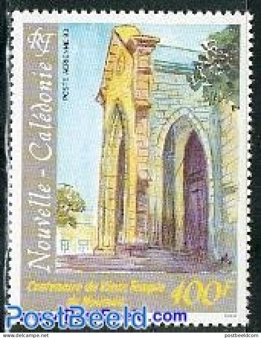 New Caledonia 1993 Protestant Church 1v, Mint NH, Religion - Churches, Temples, Mosques, Synagogues - Ungebraucht