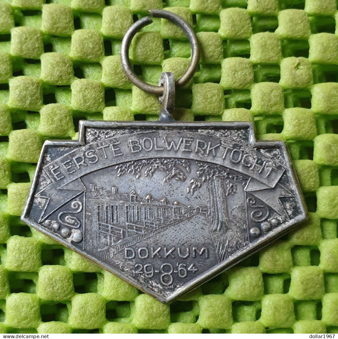 Medaile :  Eerste Bolwerk Tocht Dokkum 29-8-1964  -  Original Foto  !!  Medallion  Dutch - Sonstige & Ohne Zuordnung