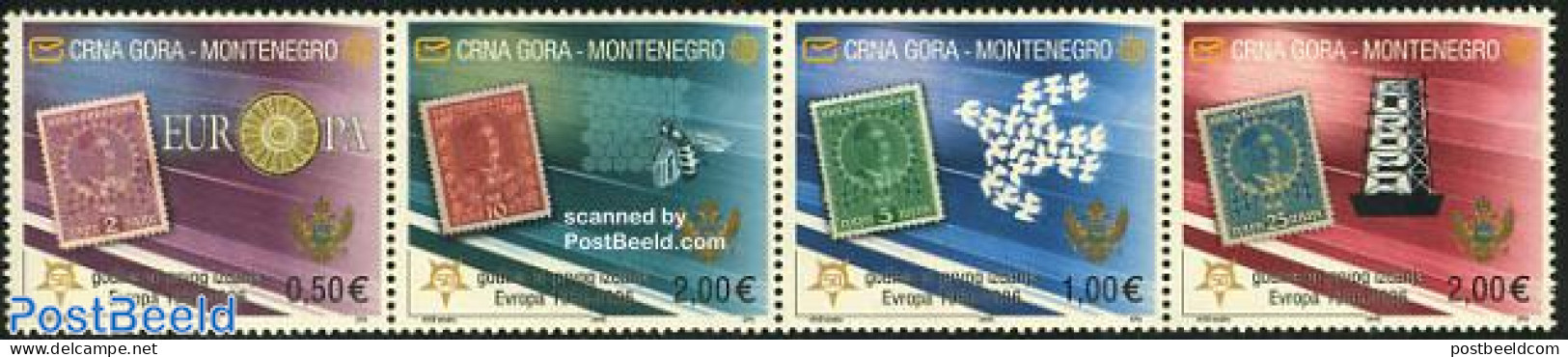 Montenegro 2006 50 Years Europa Stamps 4v [:::], Mint NH, History - Nature - Europa Hang-on Issues - Bees - Stamps On .. - Ideas Europeas