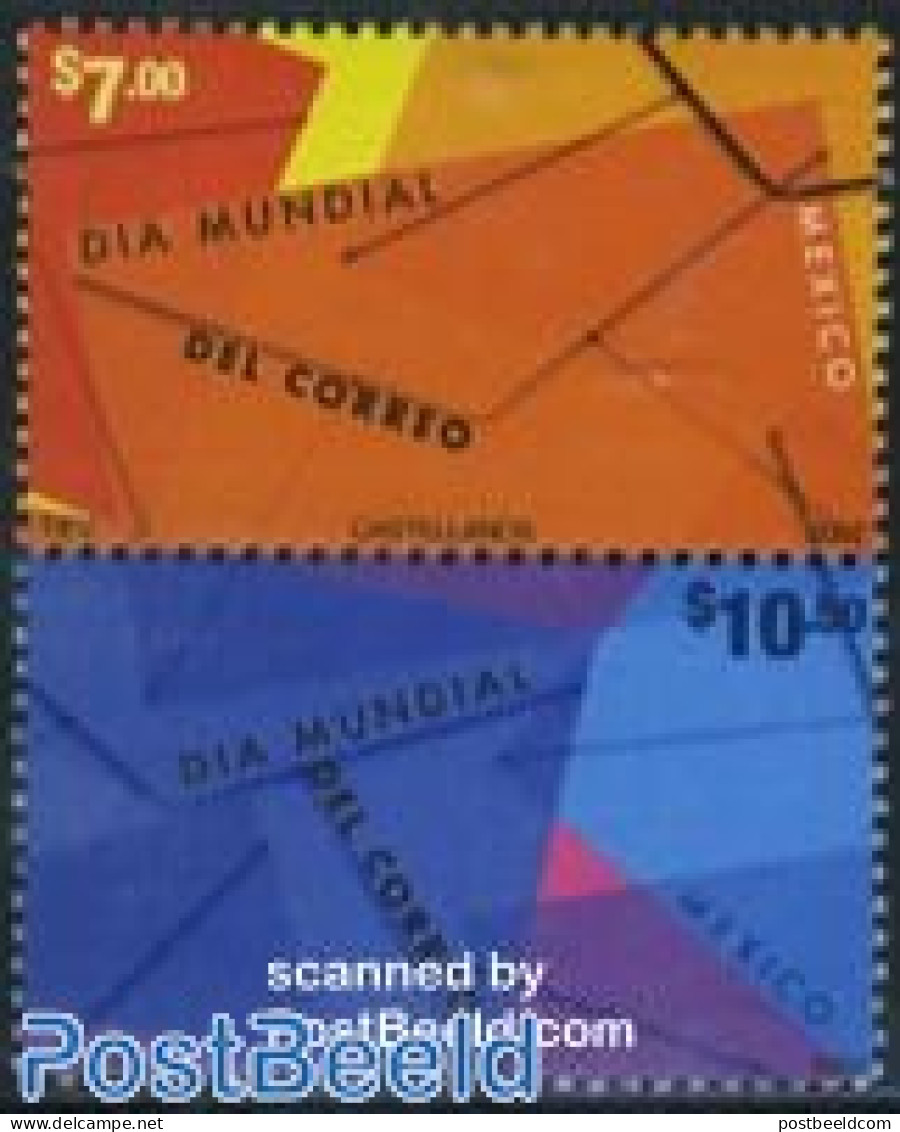 Mexico 2007 World Postal Day 2v, Mint NH, Post - Posta