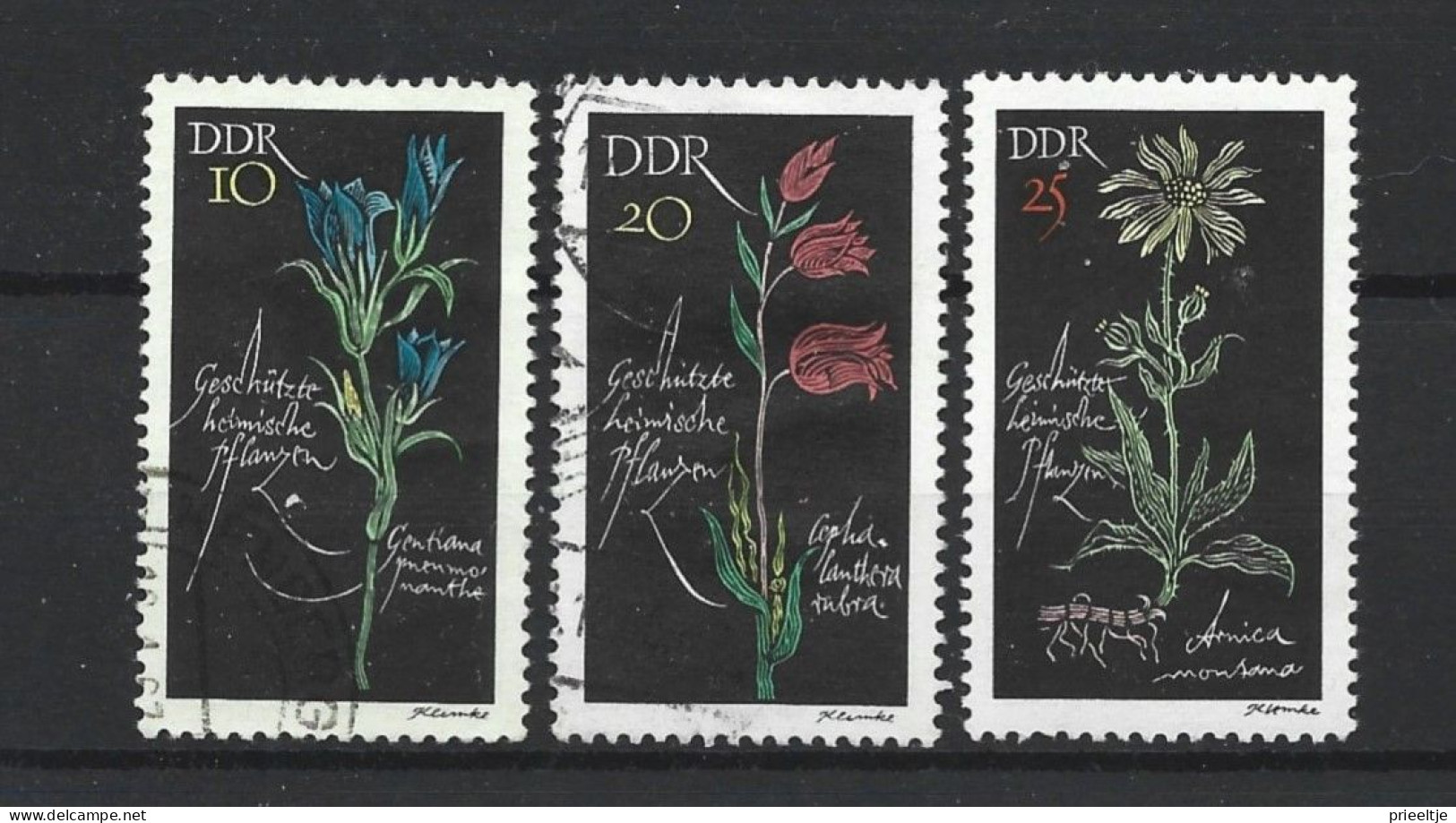 DDR 1966 Flowers Y.T. 933/935 (0) - Used Stamps