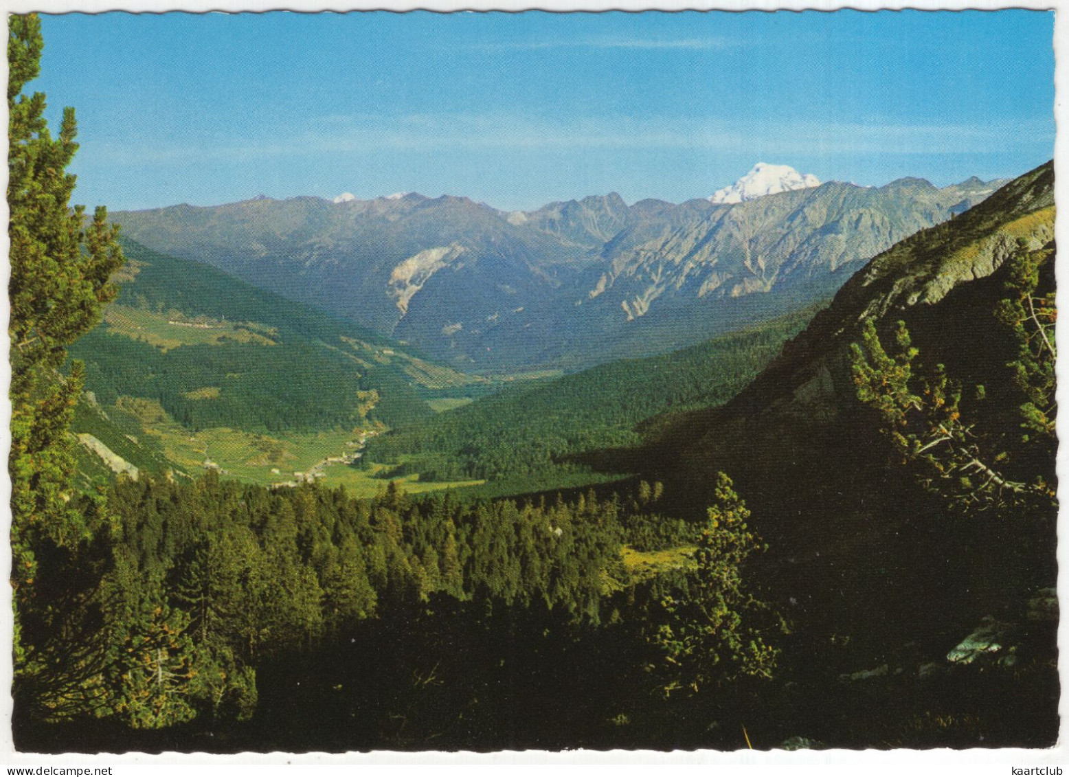 Blick Vom Ofenpass (2155 M) Gegen Tschierv, Münstertal Und Ortler - (Schweiz-Suisse-Switzerland) - Pontresina