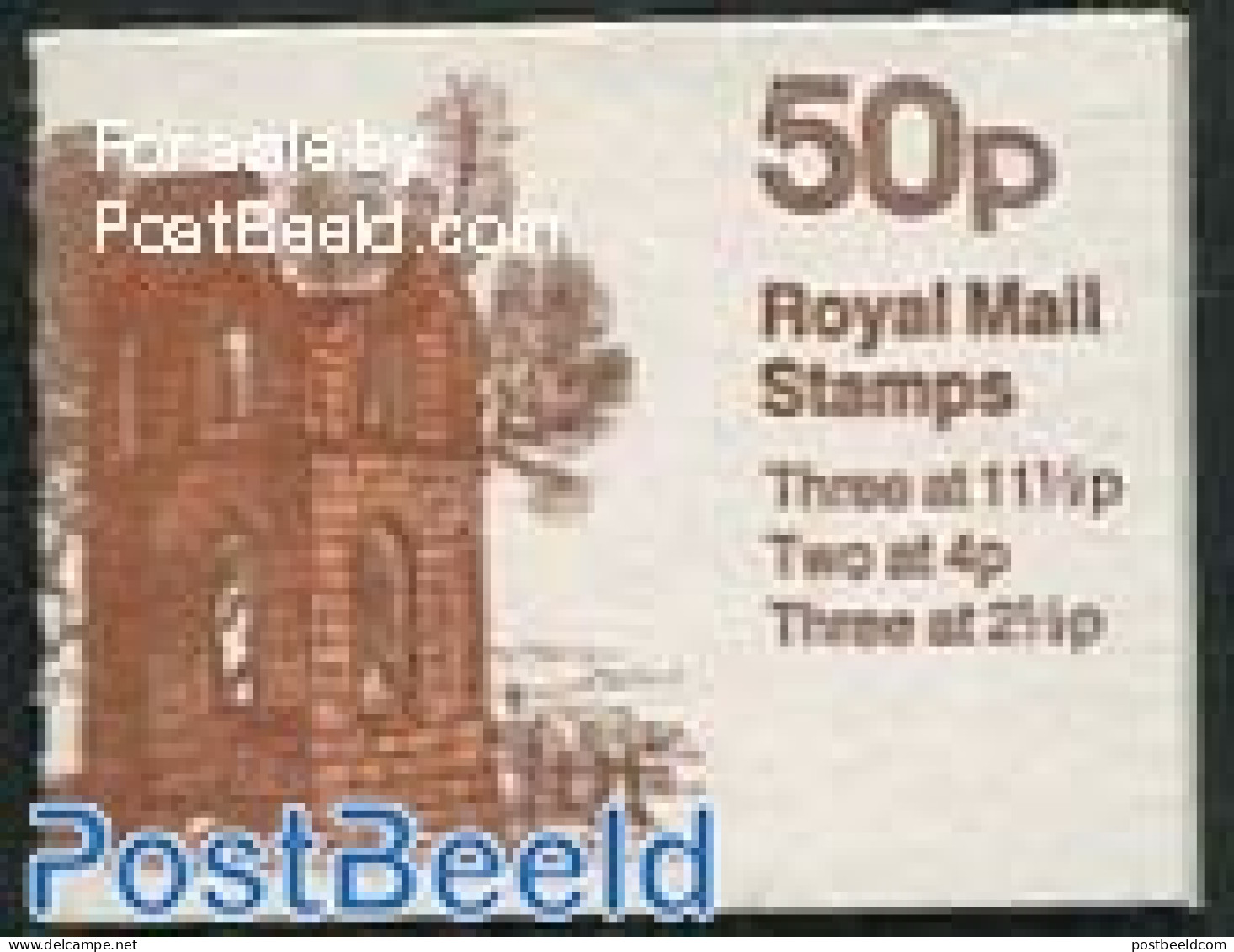 Great Britain 1981 Def. Booklet, Mugdock Castle, 11.5p At Left, Mint NH, Stamp Booklets - Neufs