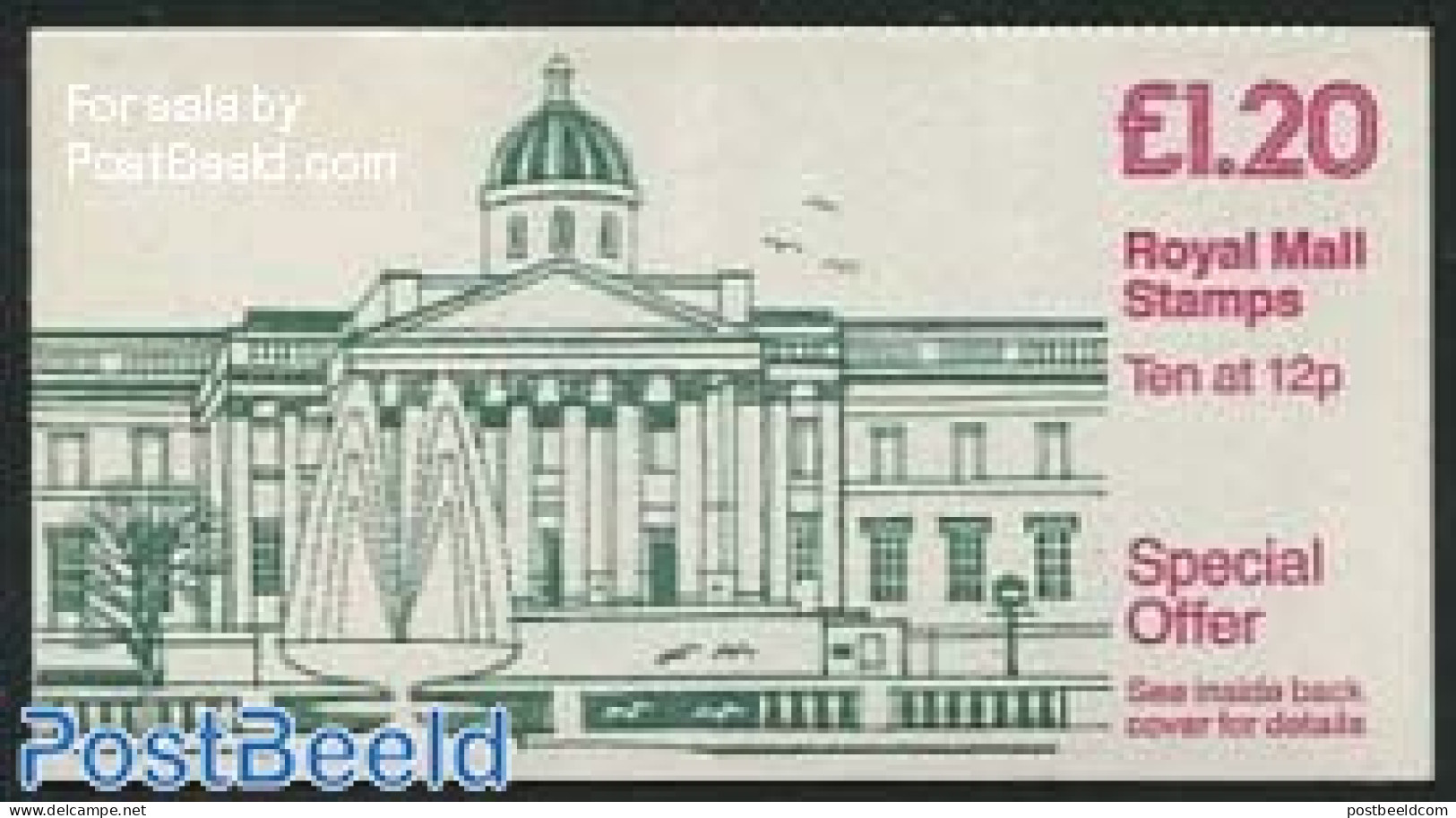 Great Britain 1986 Def. Booklet, National Gallery, Selvedge At Left, Mint NH - Ungebraucht