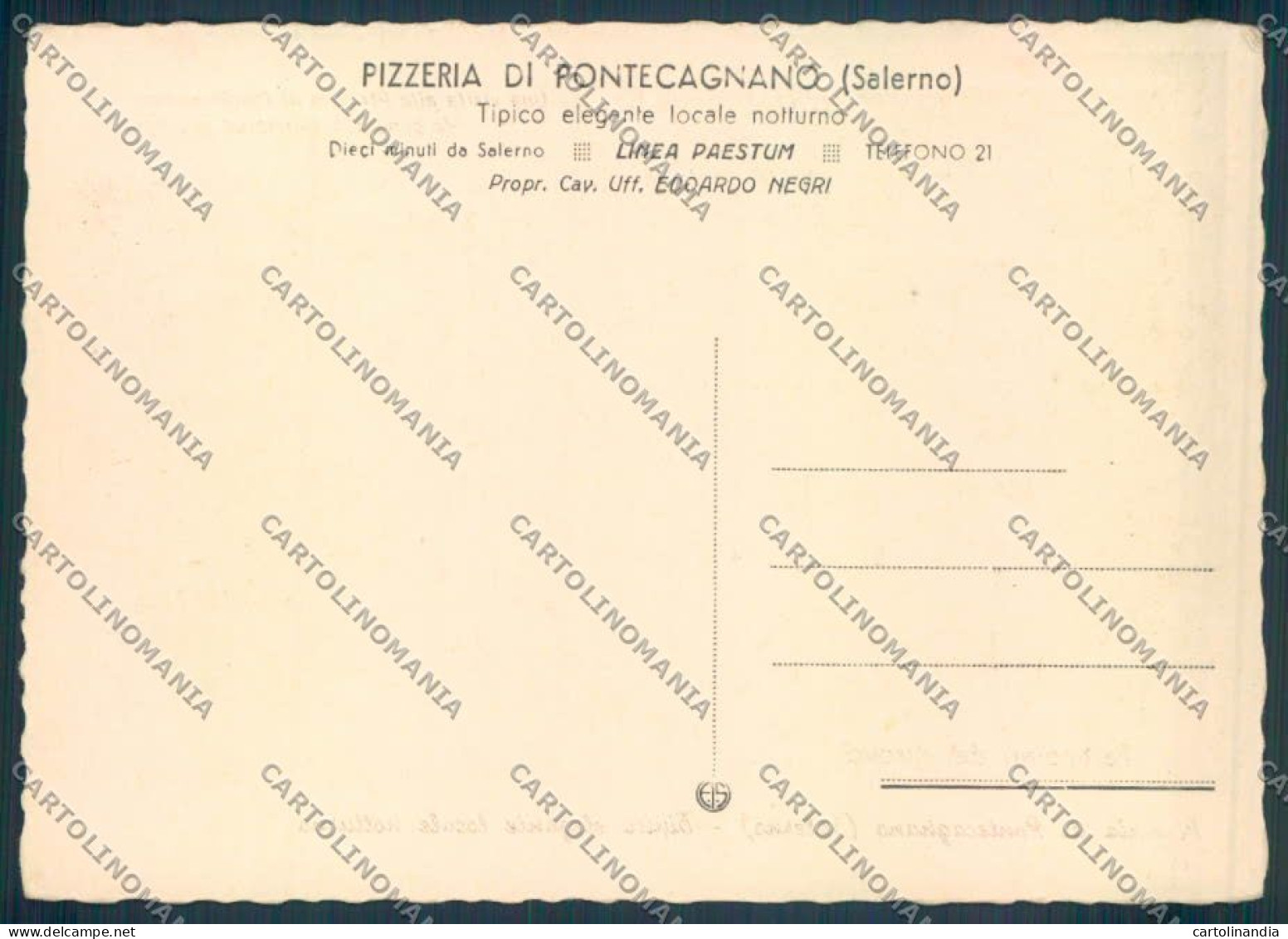 Salerno Pontecagnano FG Cartolina ZF7966 - Salerno