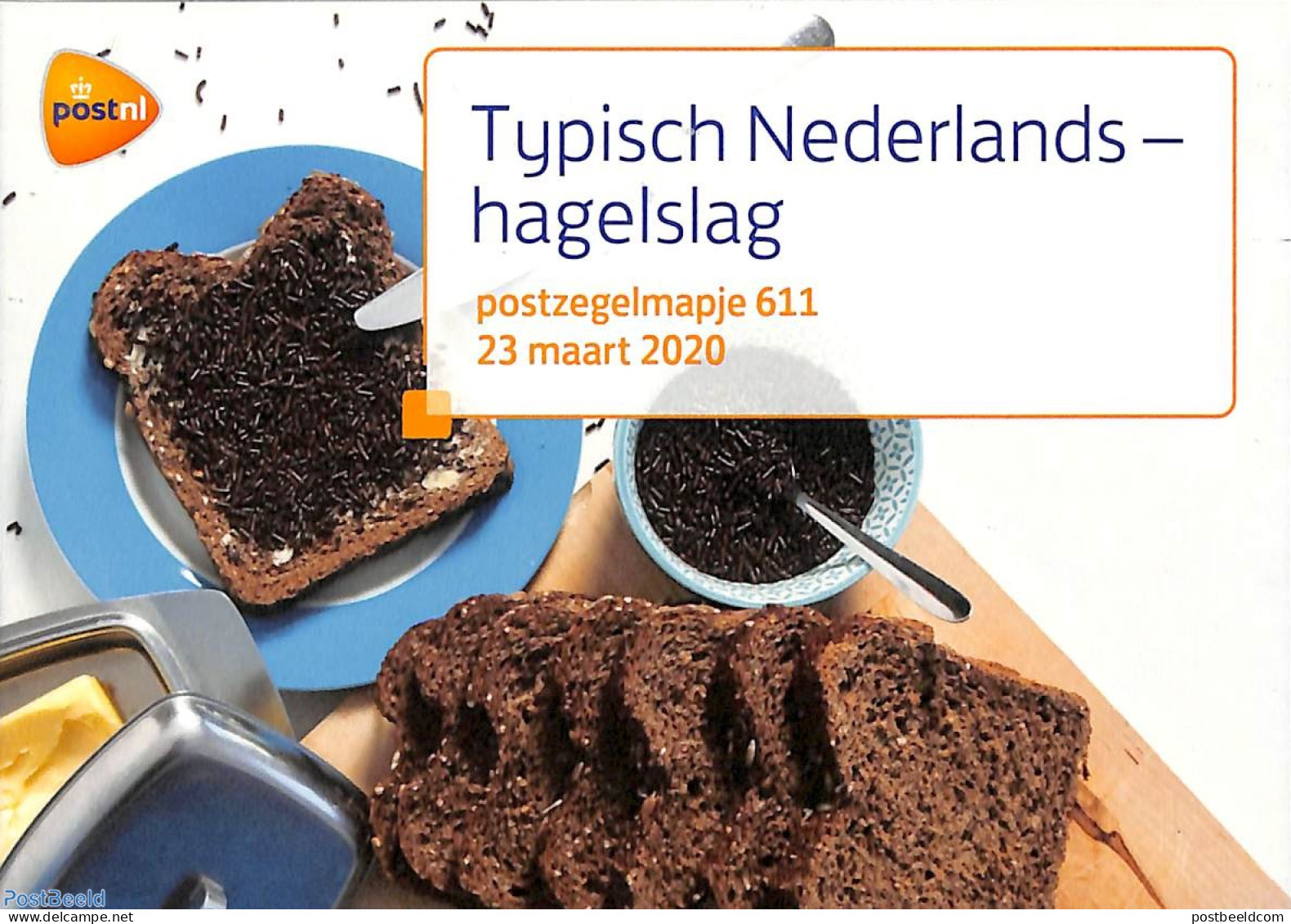 Netherlands 2020 Typical Dutch, Hagelslag, Presentation Pack 611, Mint NH, Health - Food & Drink - Ongebruikt