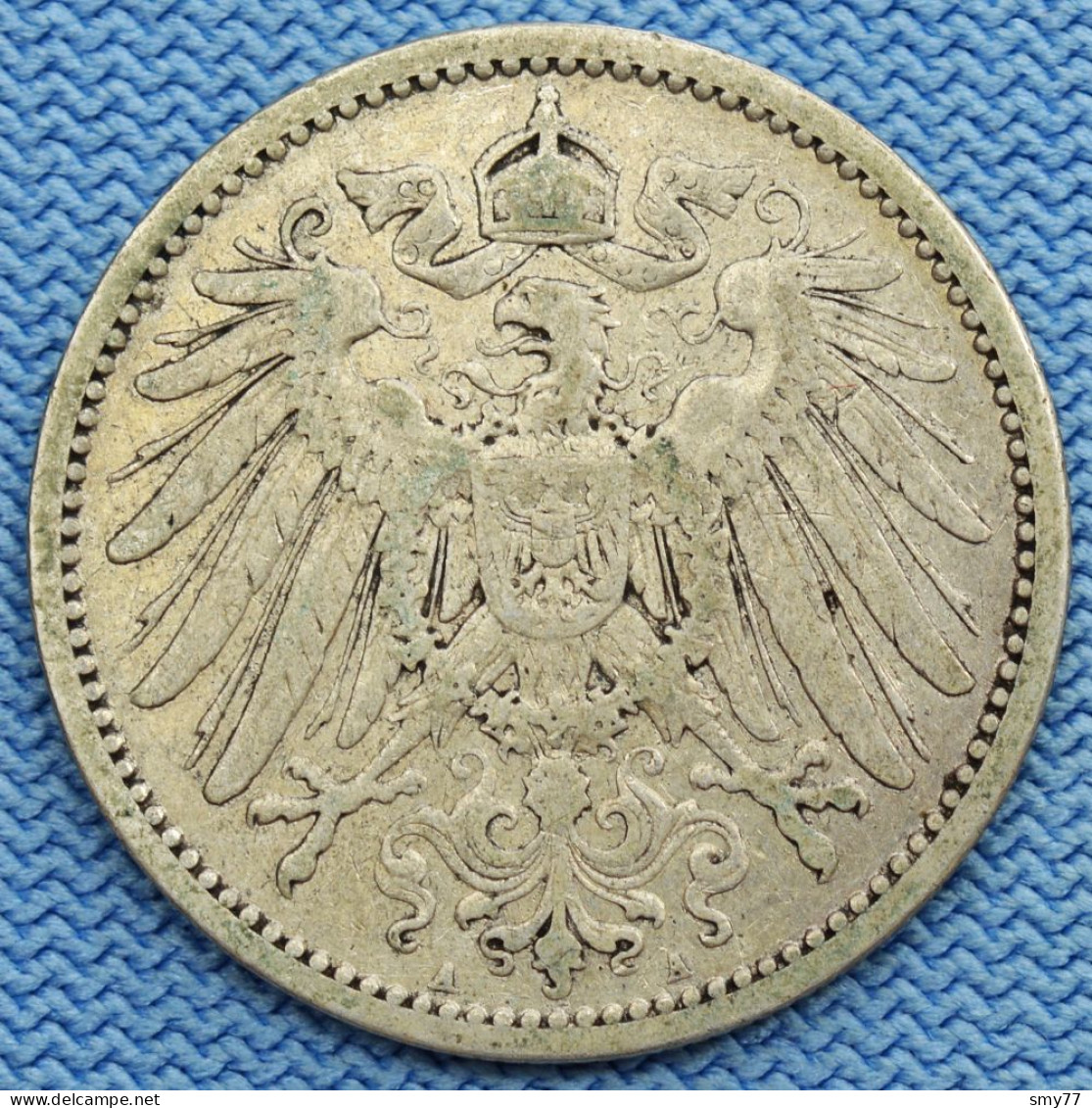 Germany / Deutschland • 1 Mark 1891 A • Scarcer Date • Deutsches Reich / Allemagne Empire • [24-654] - 1 Mark