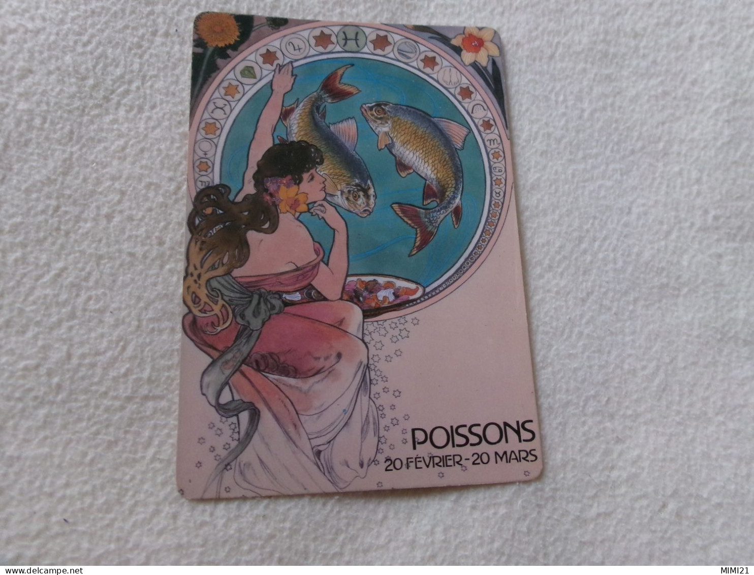 BELLE ILLUSTRATION   ASTROLOGIE...."POISSONS" .. ..(vente 1.65) - Astrologia