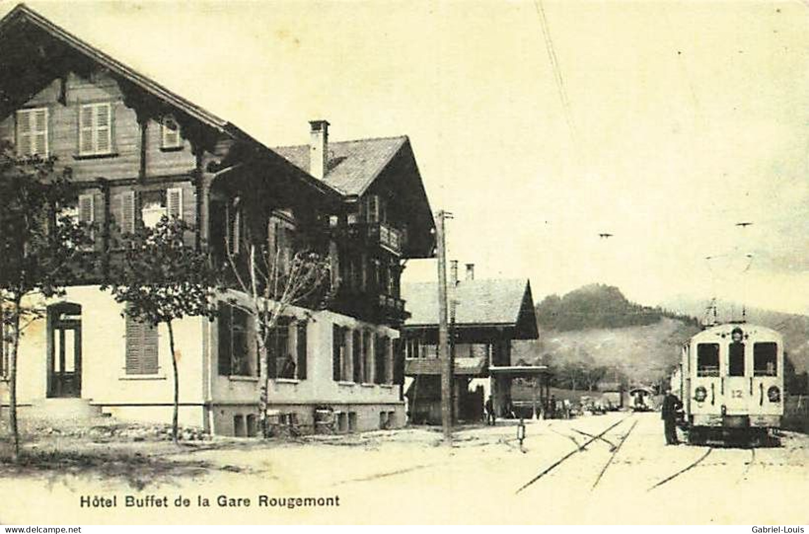 REPRODUCTION 1970 Rougemont La Gare - Rougemont