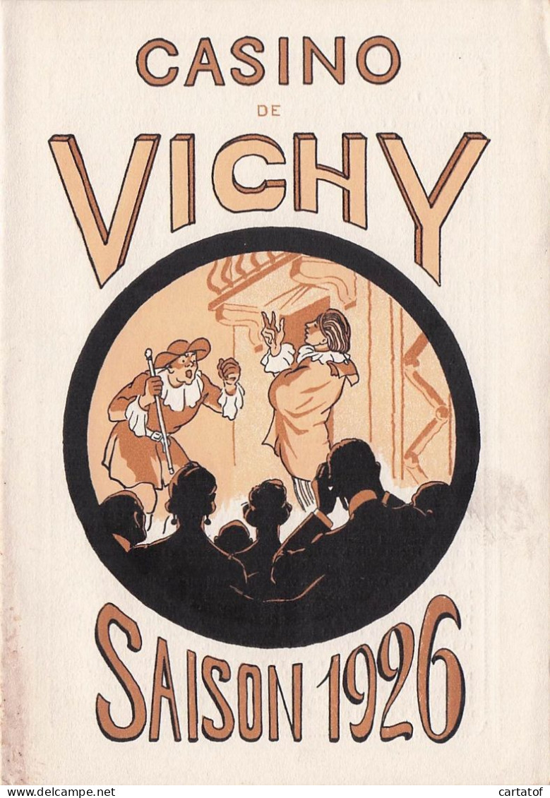 Casino De VICHY . Saison 1926 . 30 Aout . PELLEAS Et MELISANDE . Programme . - Programs