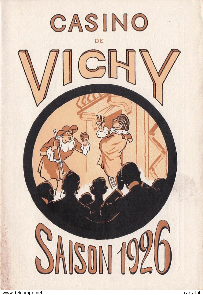 Casino De VICHY . Saison 1926 . 30 Aout . PELLEAS Et MELISANDE . Programme . - Programas