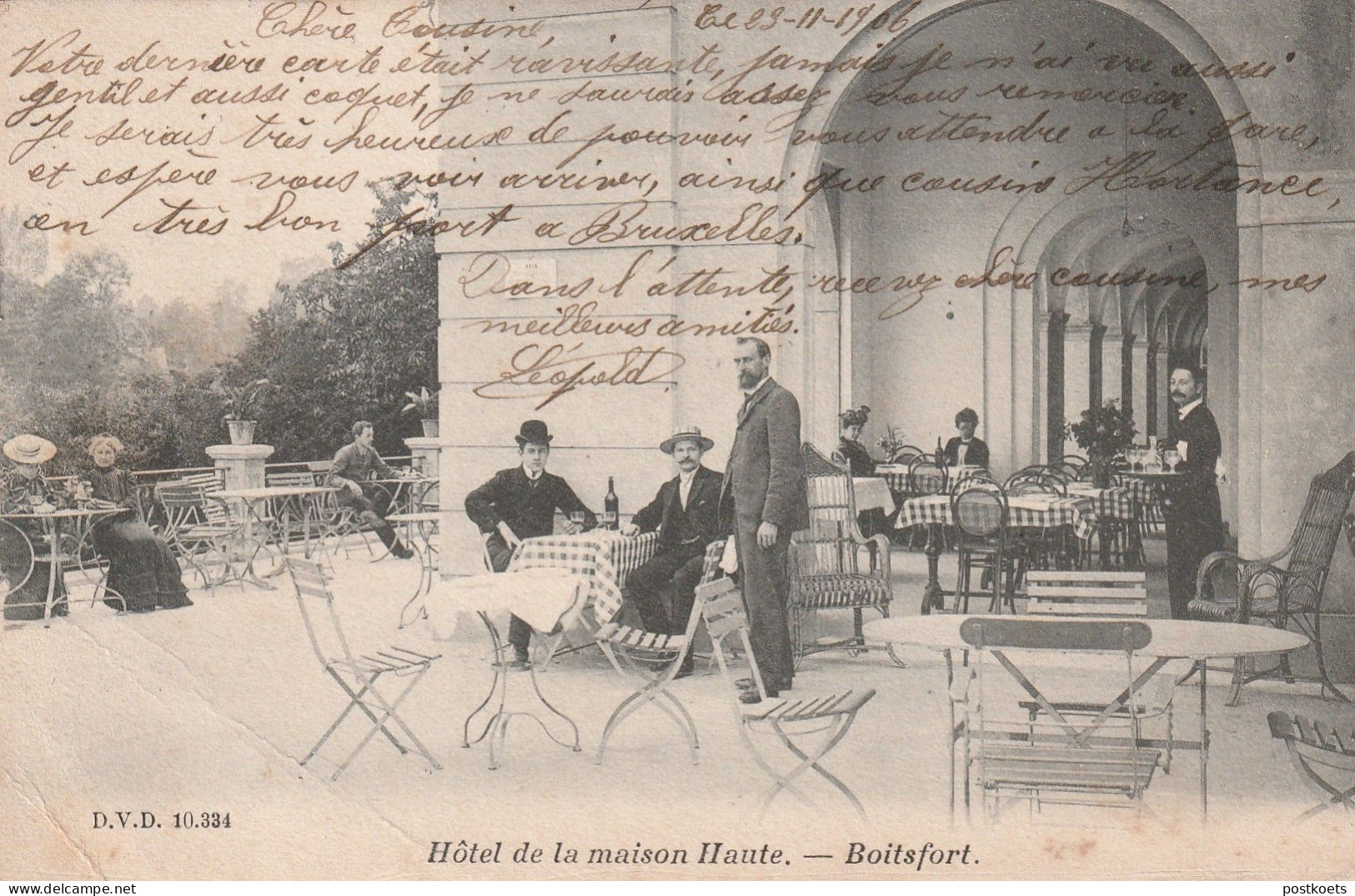 Boitsfort, Hotel De La Maison Haute, 2 Scans - Watermael-Boitsfort - Watermaal-Bosvoorde