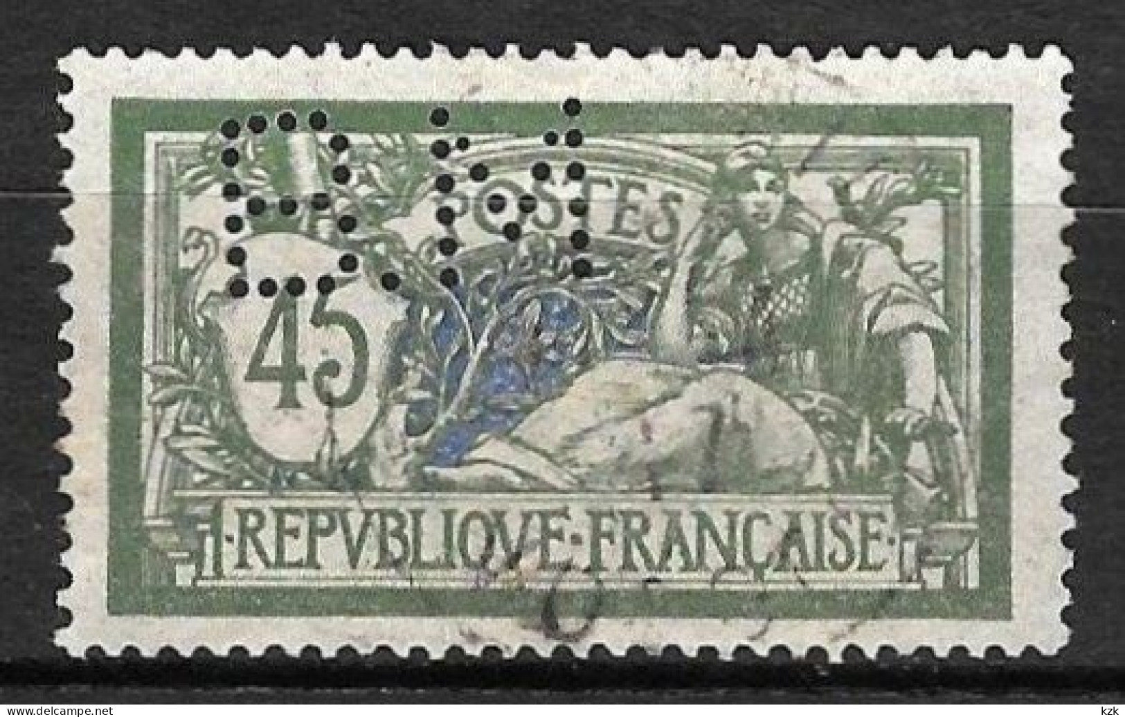 792	N°	143	Perforé	-	BM 130	-	BANQUE De MULHOUSE - Gebraucht