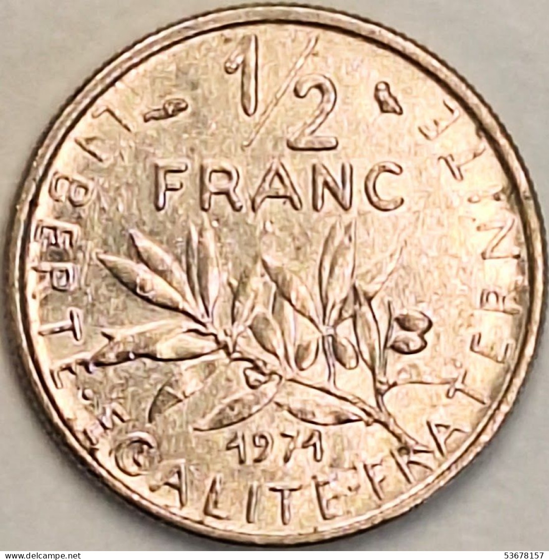 France - 1/2 Franc 1971, KM# 931.1 (#4290) - 1/2 Franc