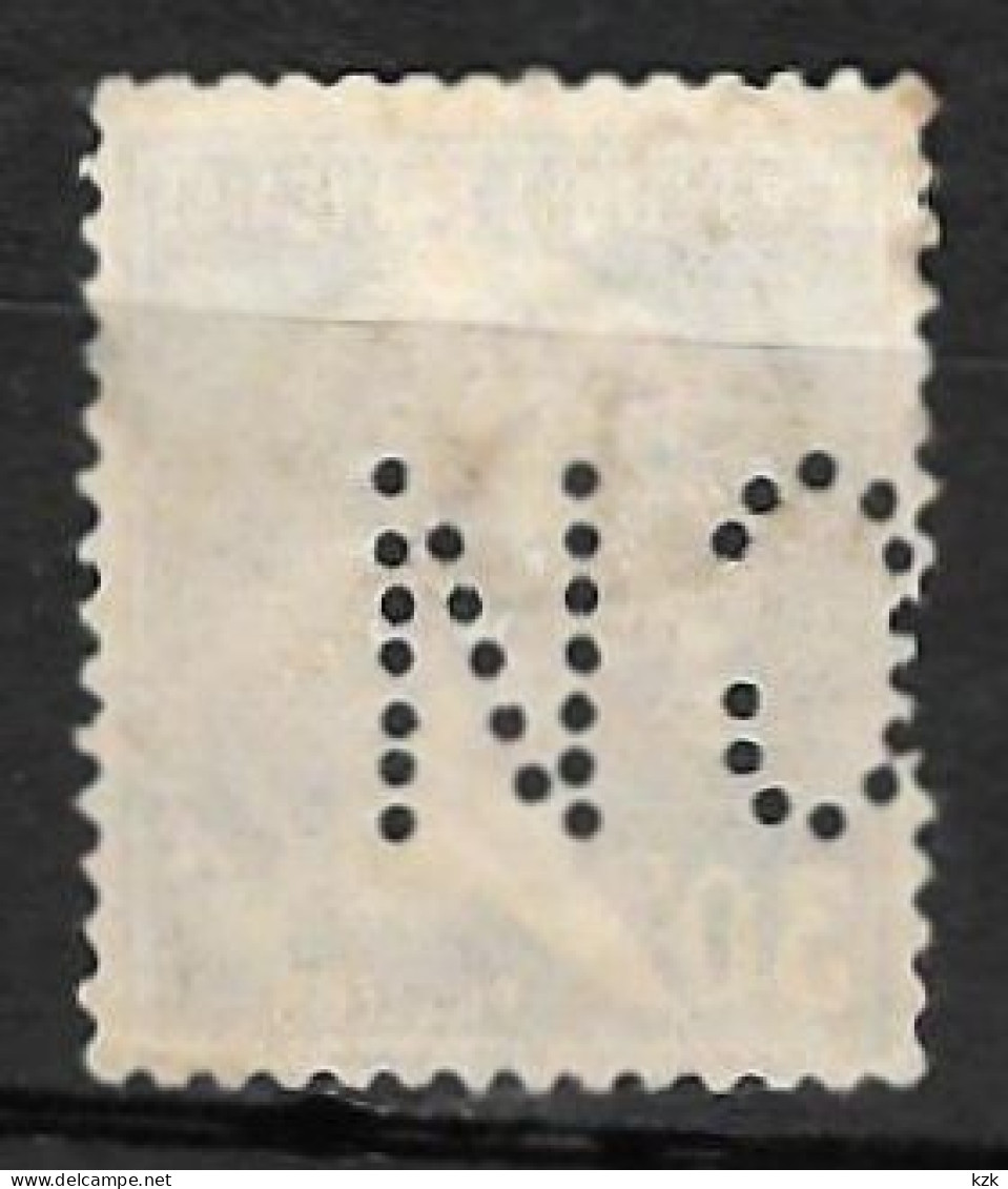 795	N°	174	Perforé	-	CN 278	-	COMPTOIR NATIONAL D'ESCOMPTE - Used Stamps