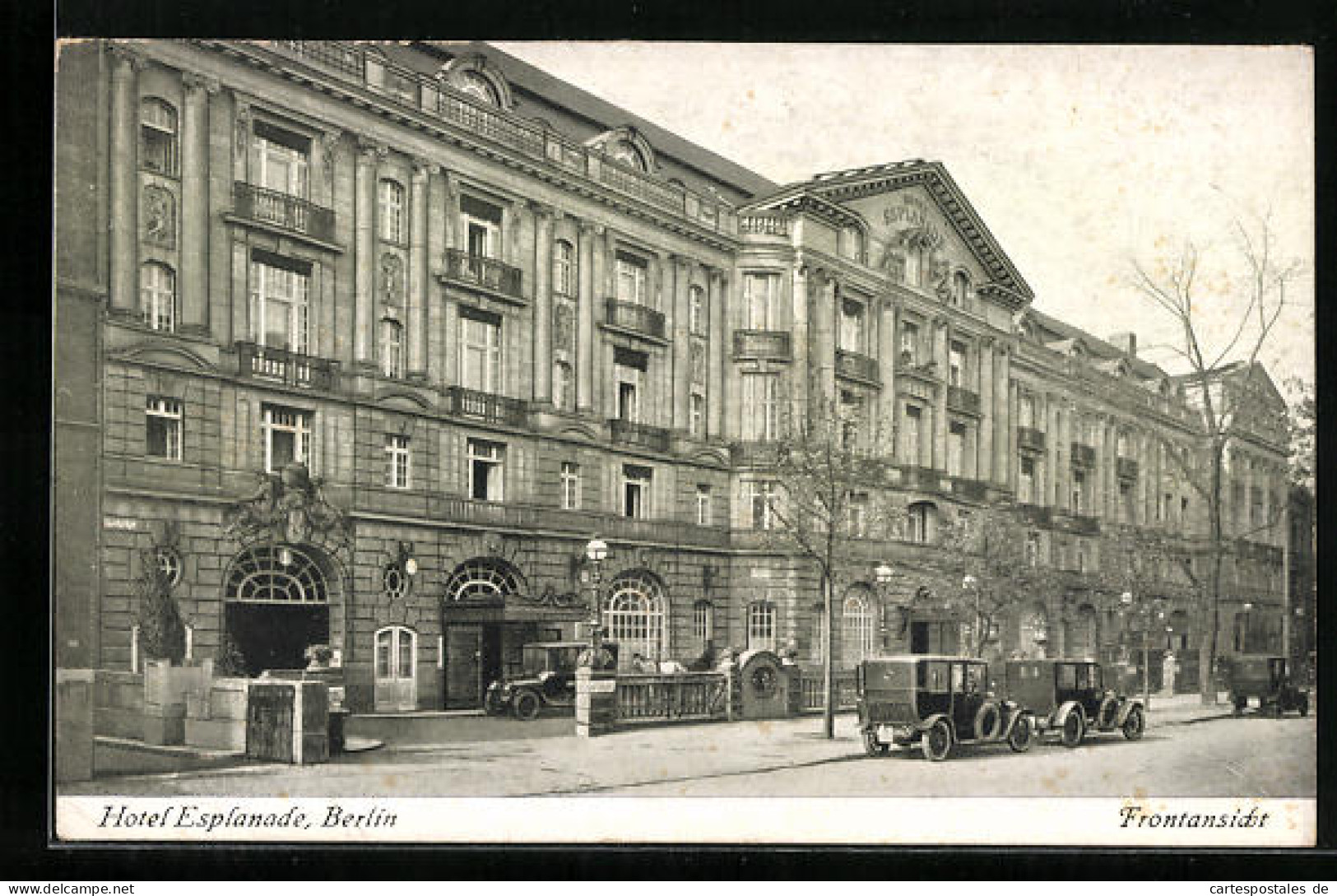 AK Berlin-Tiergarten, Hotel Esplanade, Frontansicht  - Dierentuin