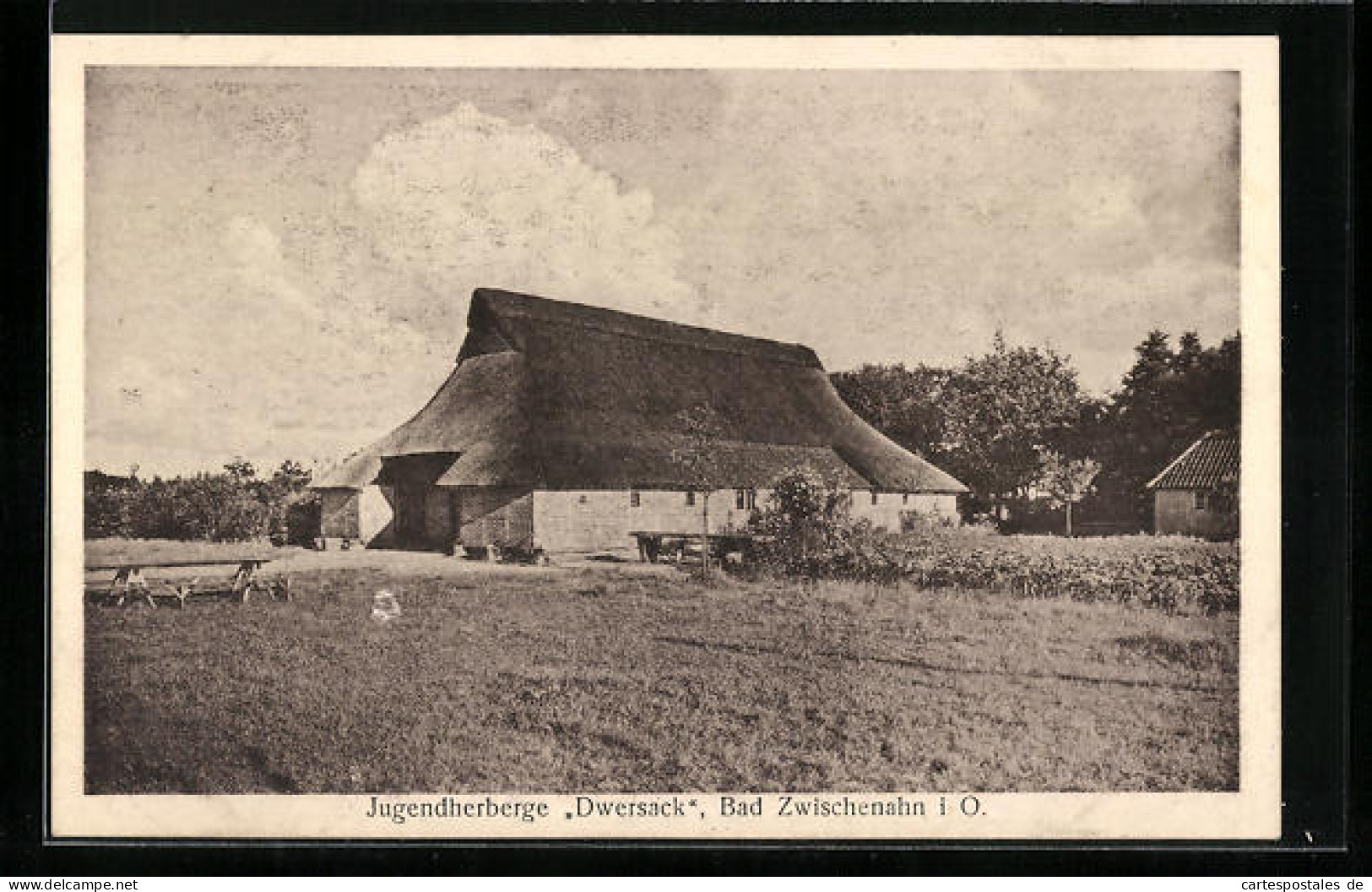 AK Bad Zwischenahn I. O., Ammerländisches Bauernhaus, Jugendherberge Dwersack  - Bad Zwischenahn