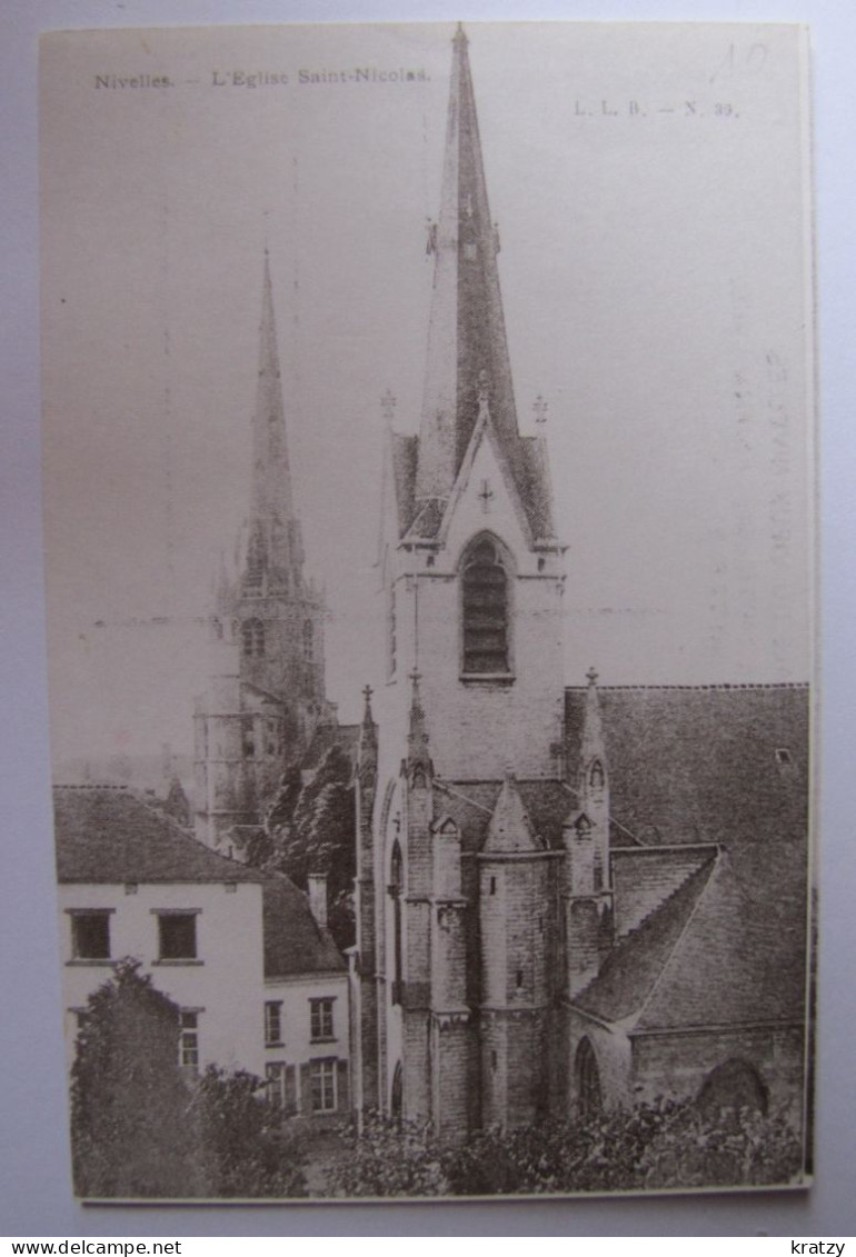 BELGIQUE - BRABANT WALLON - NIVELLES - L'Eglise Saint-Nicolas - Nivelles