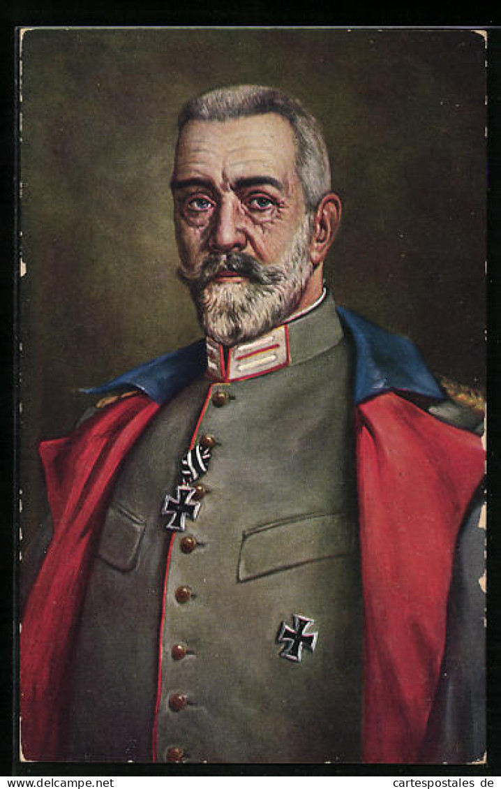 Künstler-AK Reichskanzler Von Bethmann Hollweg In Uniform  - Politieke En Militaire Mannen