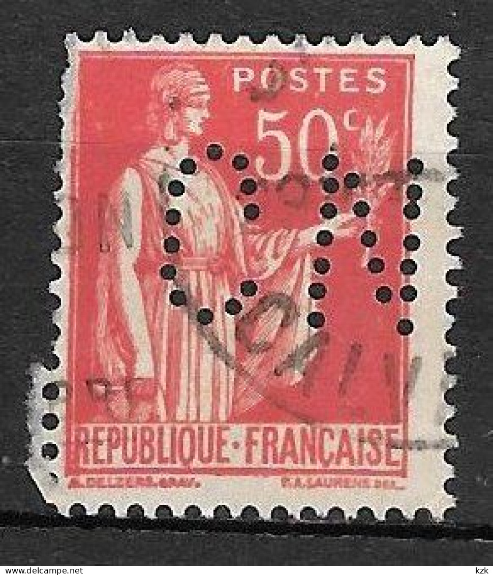 797	N°	283	Perforé	-	CN 278	-	COMPTOIR NATIONAL D'ESCOMPTE - Oblitérés