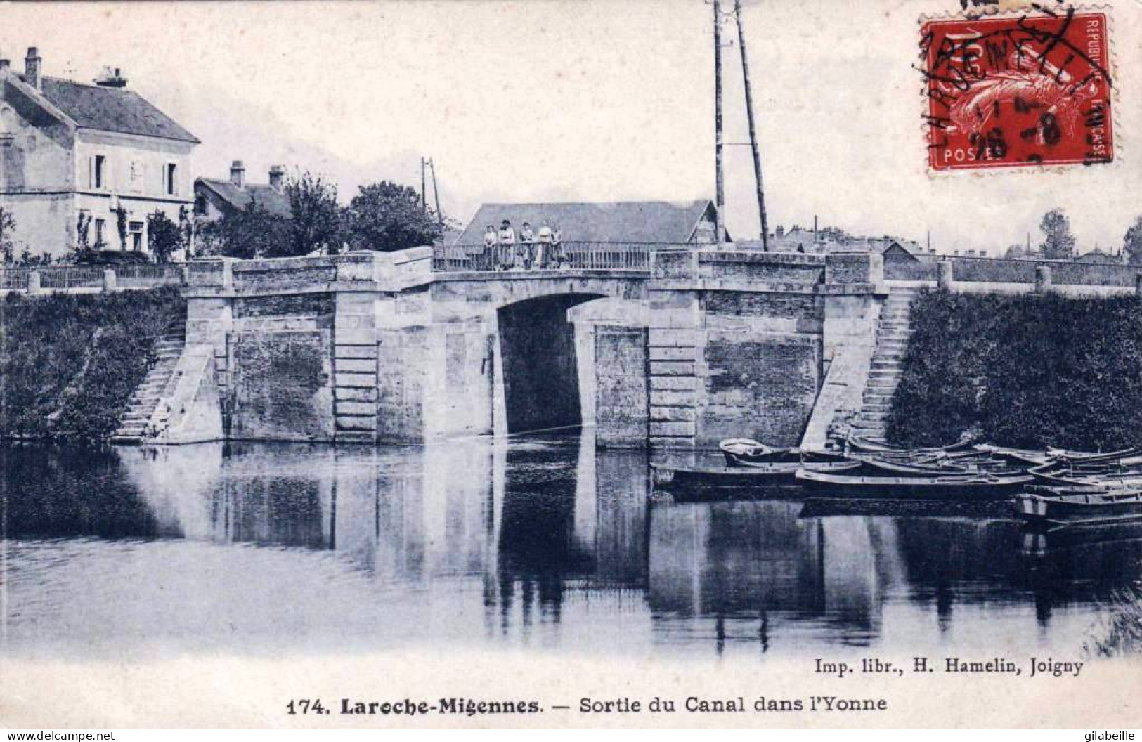 89 - Yonne -  LAROCHE-MIGENNES - Sortie Du Canal Dans L'Yonne - Migennes
