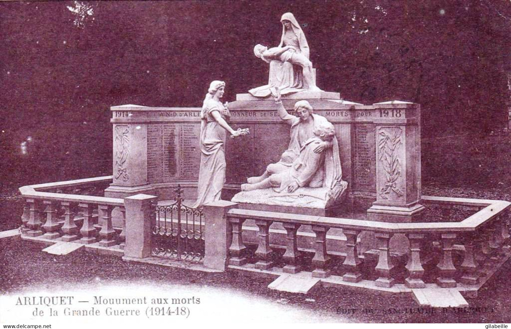 87 - Haute Vienne -   ARLIQUET ( Aixe-sur-Vienne )   -  Monument Aux Morts - Aixe Sur Vienne