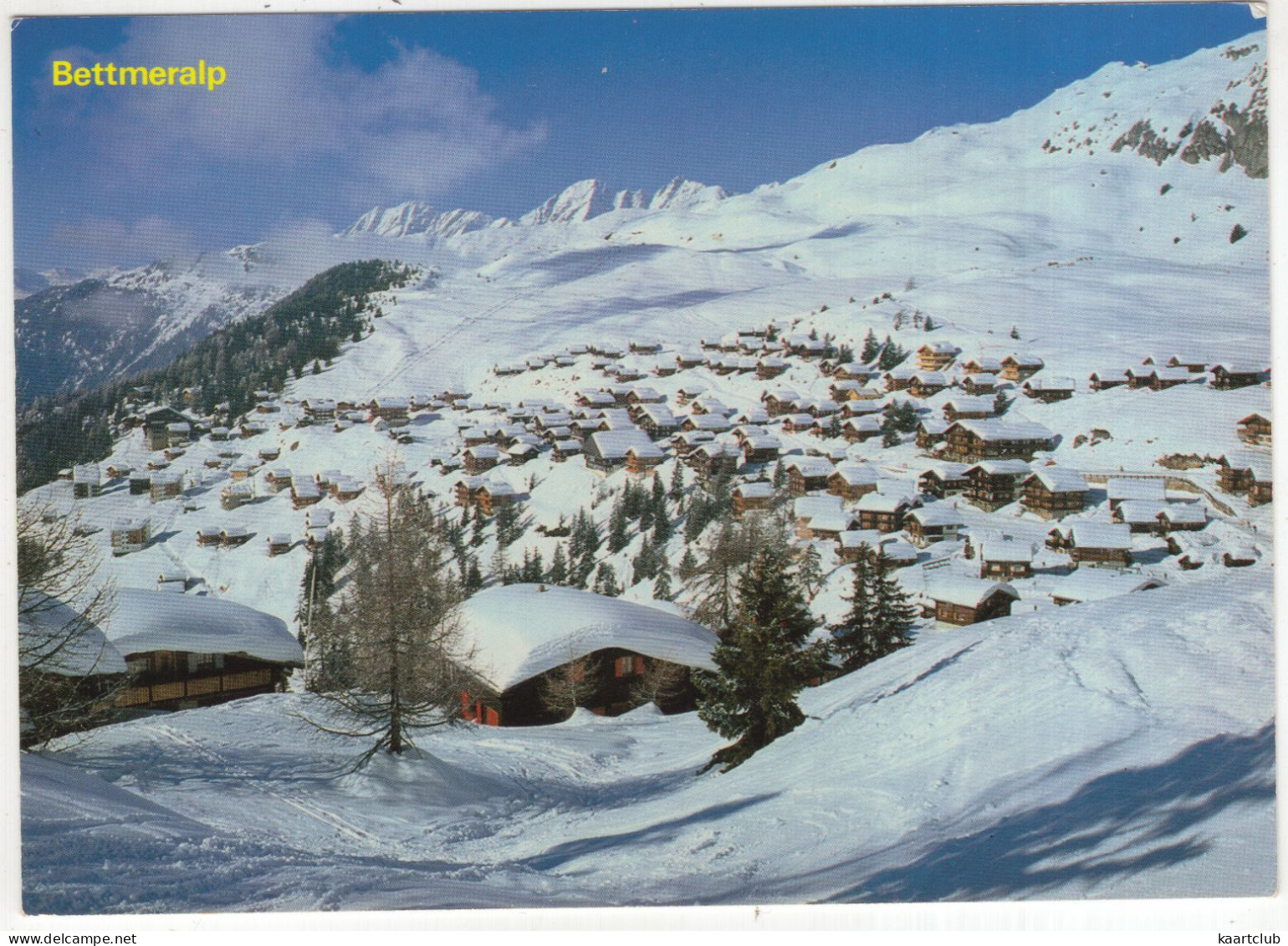 Bettmeralp 1930 M. Wallis - (Schweiz-Suisse-Switzerland) - Rarogne