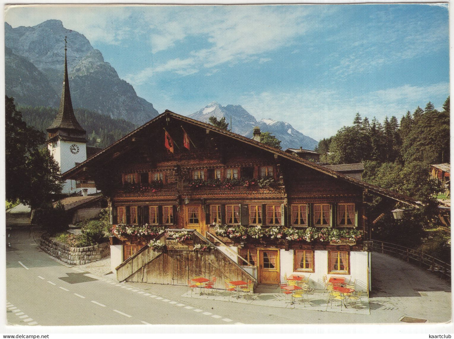 Gsteig - Chalet Suisse Et Massif Des Diablerets - (Schweiz-Suisse-Switzerland) - Gsteig Bei Gstaad