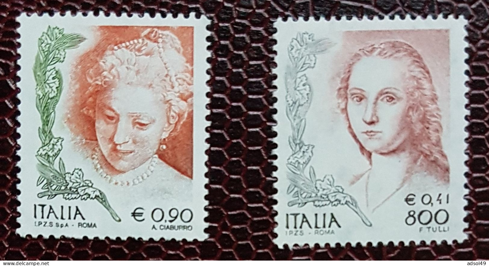 Italia 1999-2004 Donne Nell'arte Neufs - 1971-80:  Nuevos