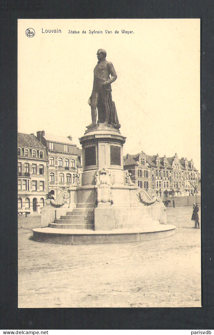 LOUVAIN - STATUE DE SYLVAIN VAN DE WEYER - NELS   (12.226) - Leuven